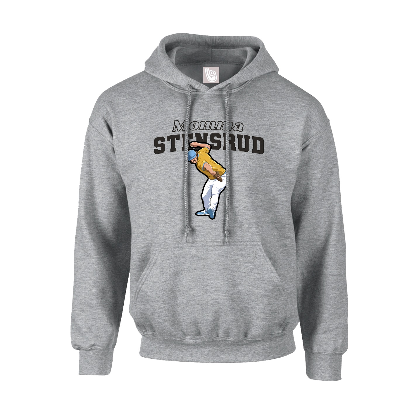Hoodie — Mothers Day Block in Grey