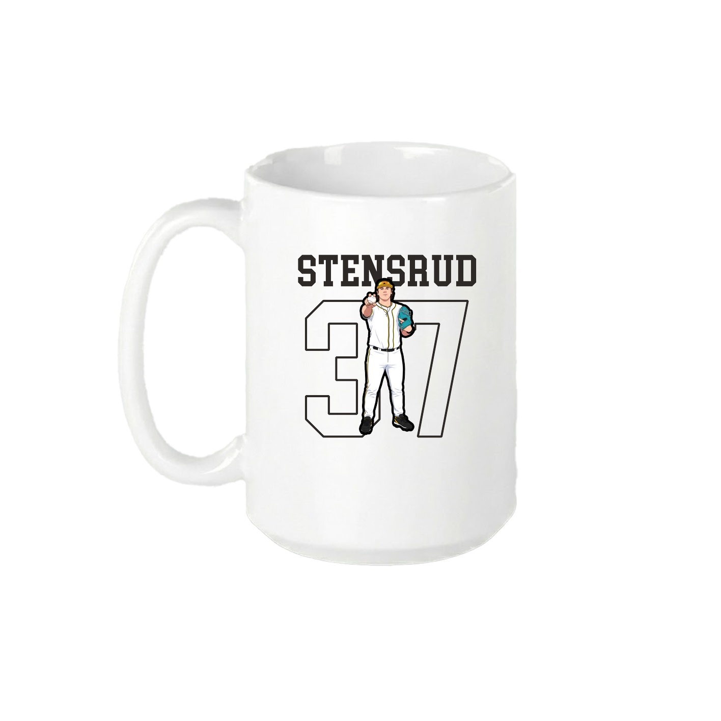 15oz Coffee Mug — Shirsey in White