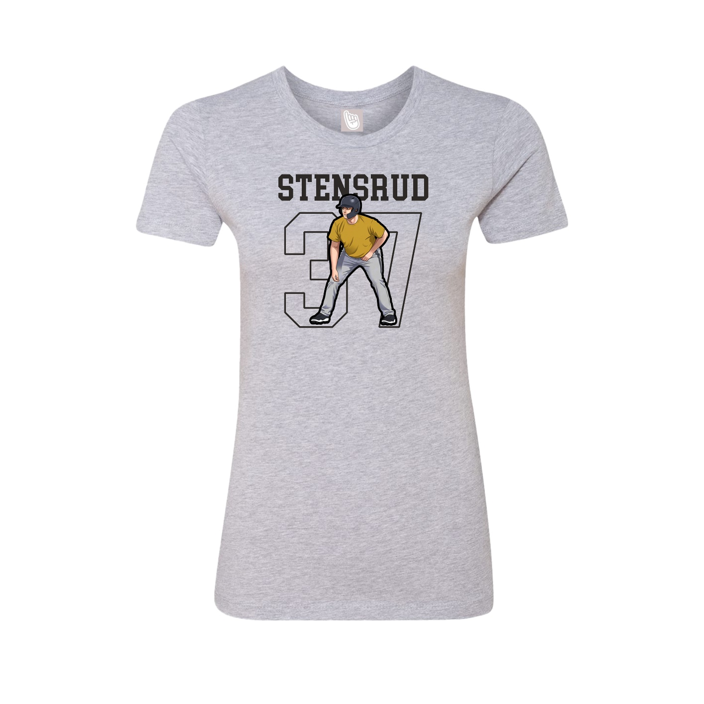 Fitted Women's Tee — Shirsey in Grey