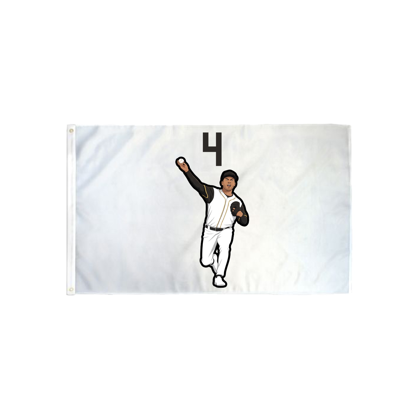 3x5 Flag — Number Top in Classic