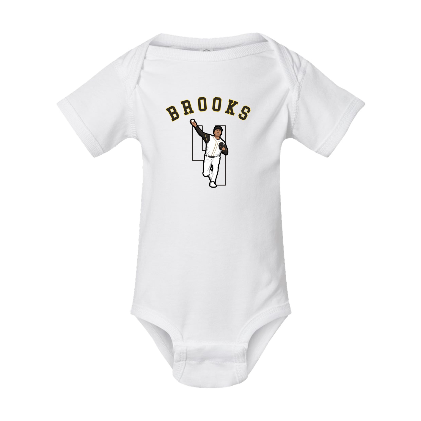 Baby Onesie — Shirsey Arch in White