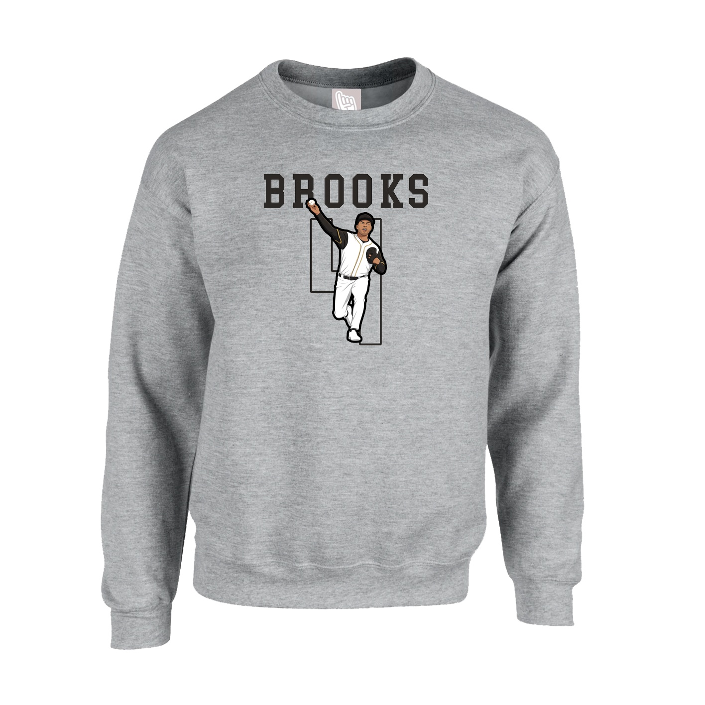 Fleece Crew — Shirsey in Grey