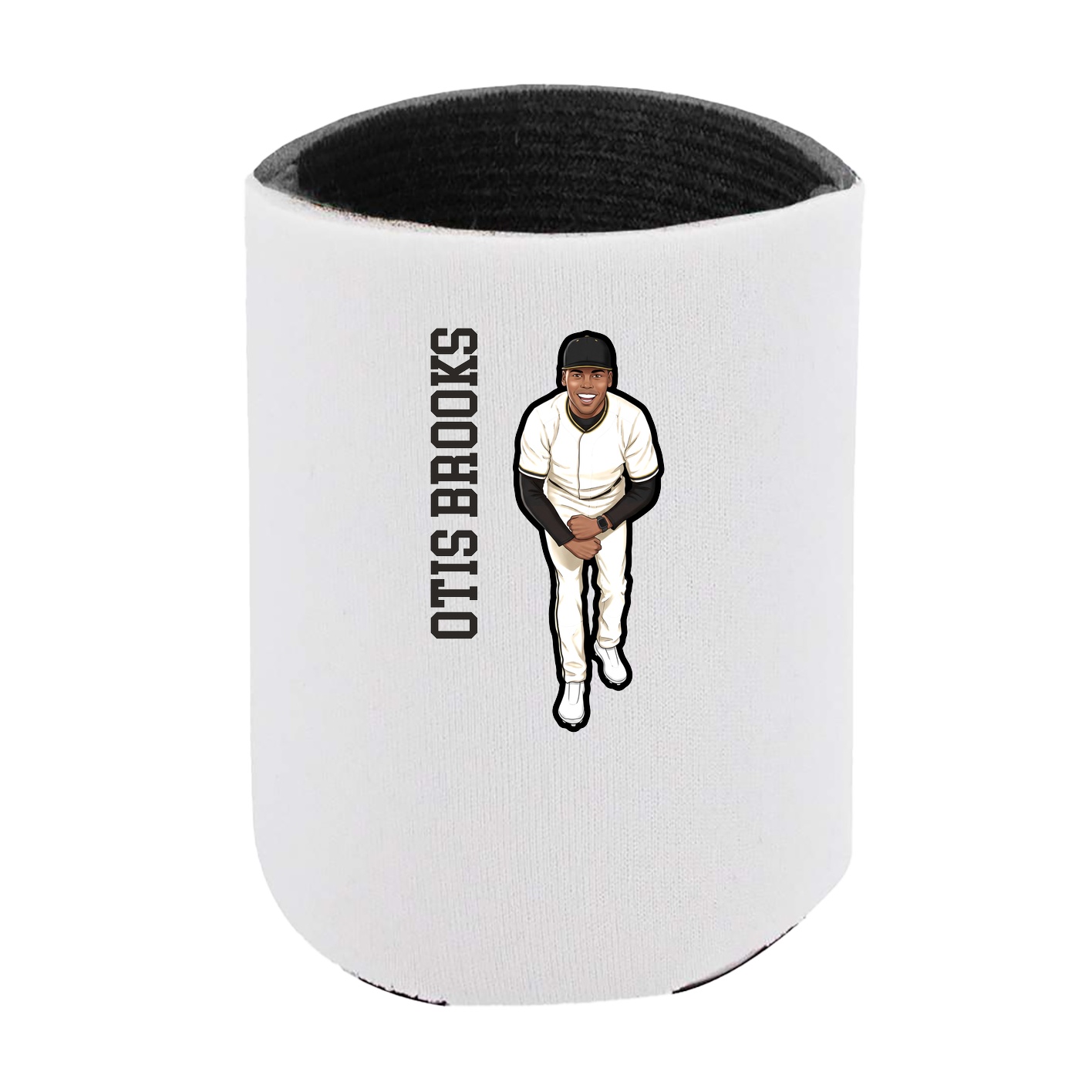 Can Holder — Name Vertical in White