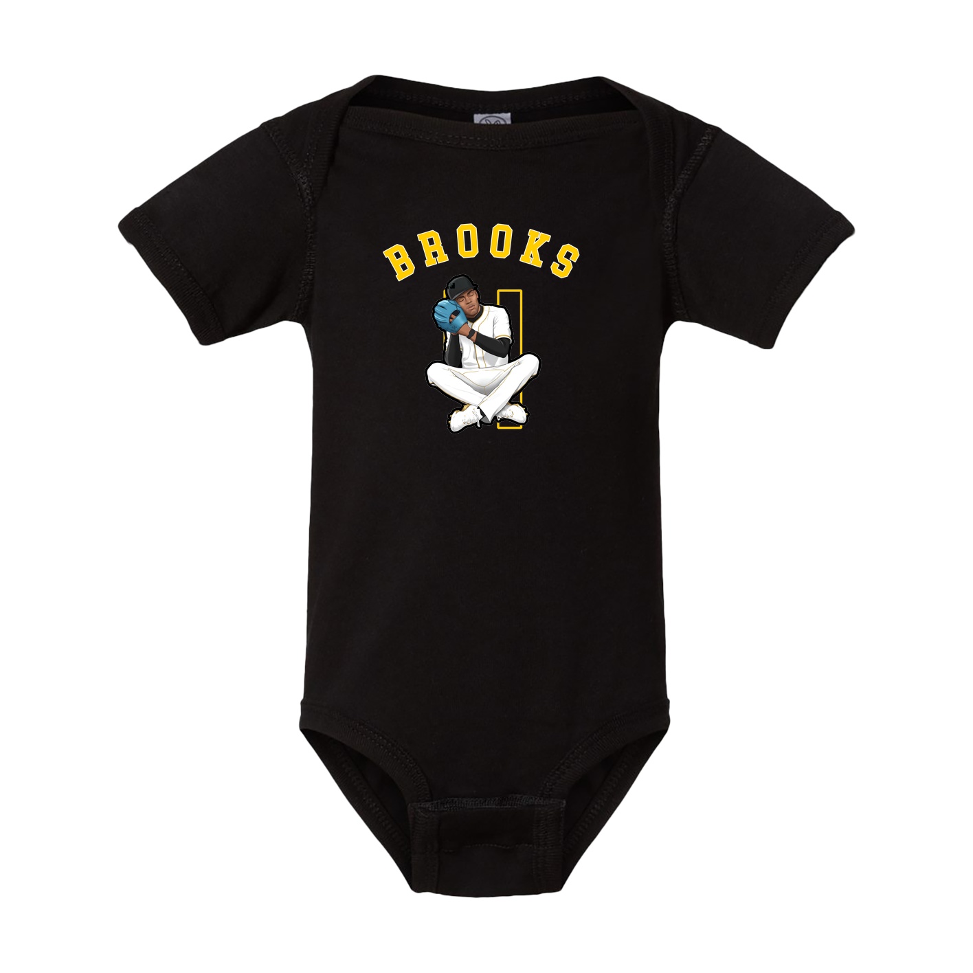 Baby Onesie — Shirsey Arch in Black