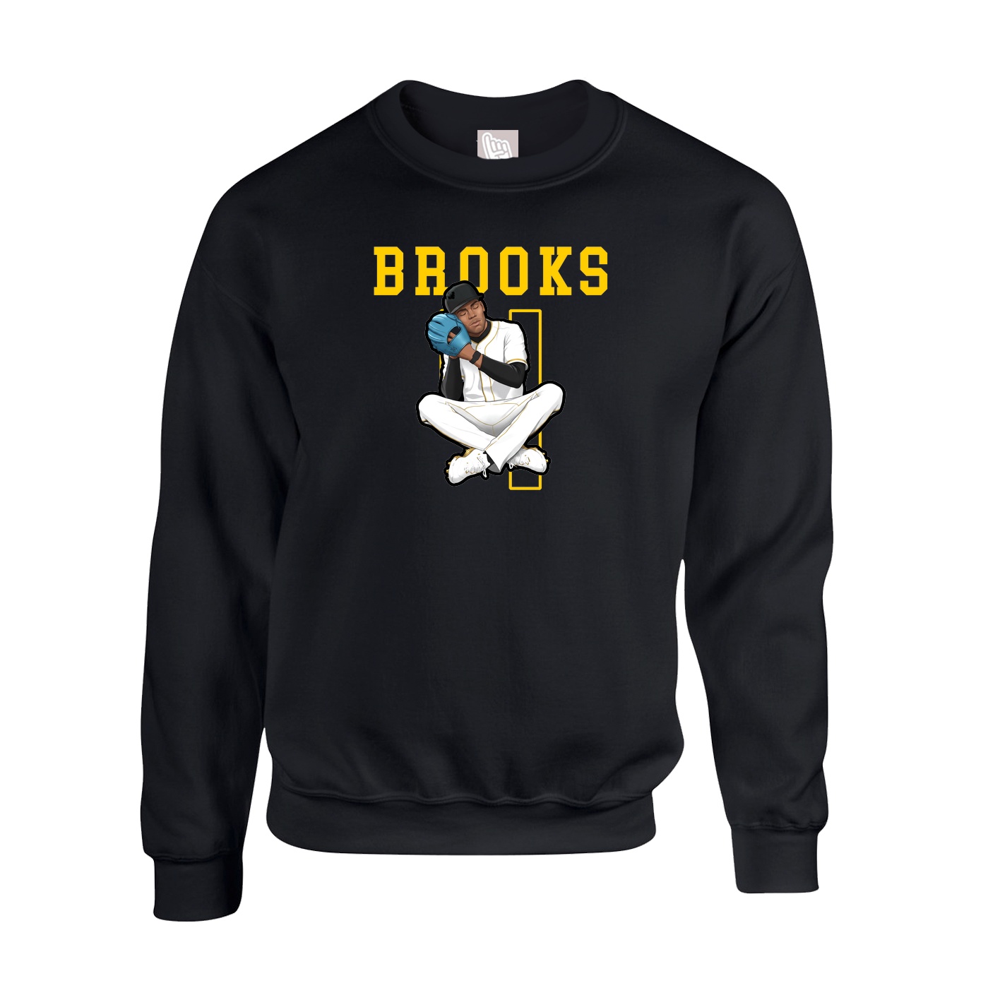 Fleece Crew — Shirsey in Black