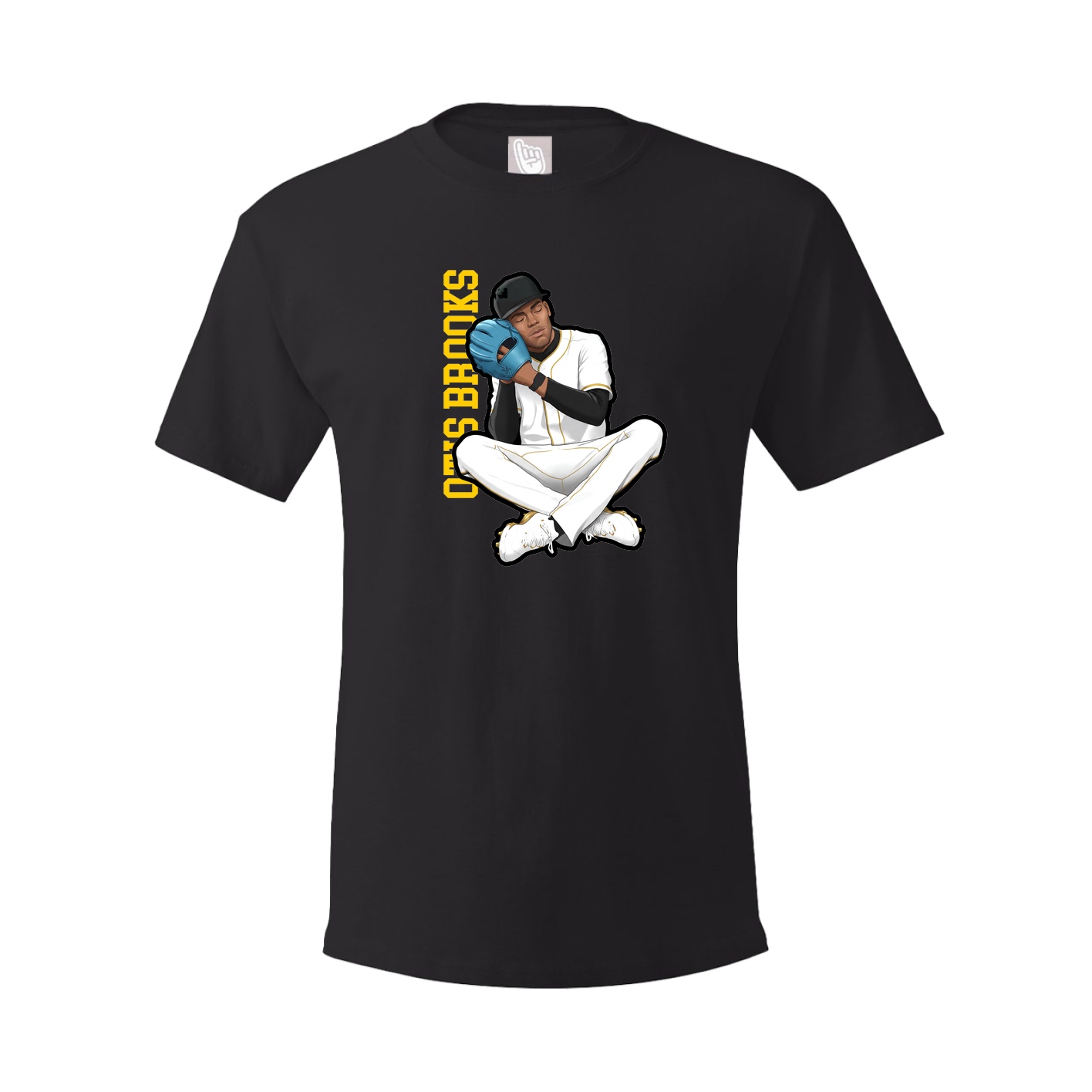 Youth Tee — Name Vertical in Black