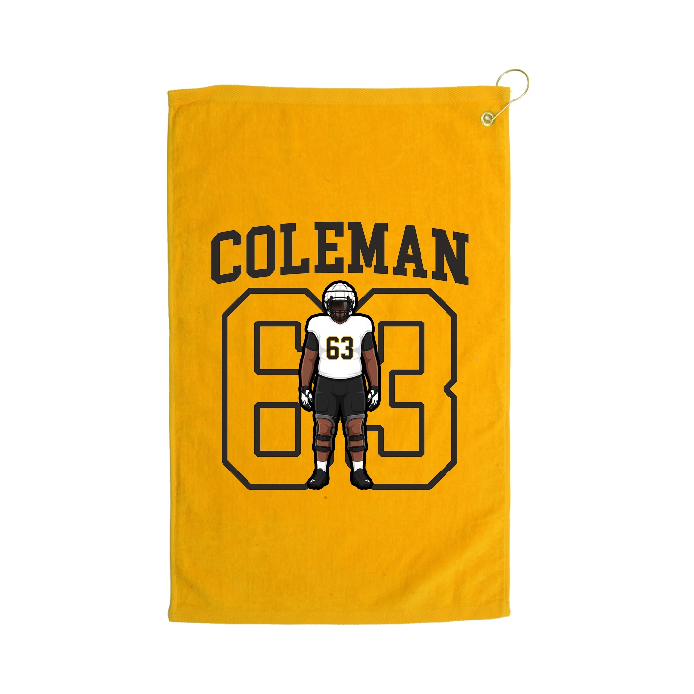 Golf Towel — Shirsey in Gold
