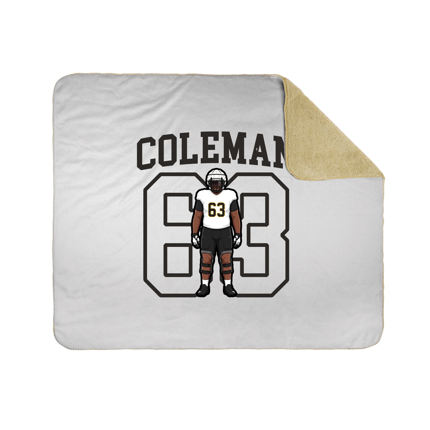 Throw Blanket — Shirsey in White