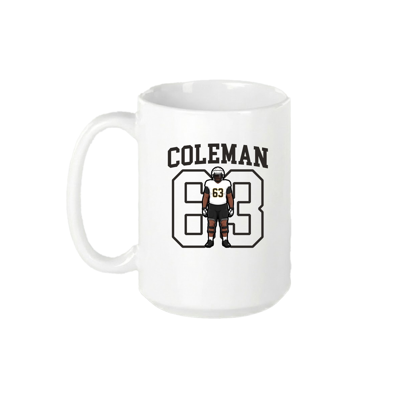 15oz Coffee Mug — Shirsey in White