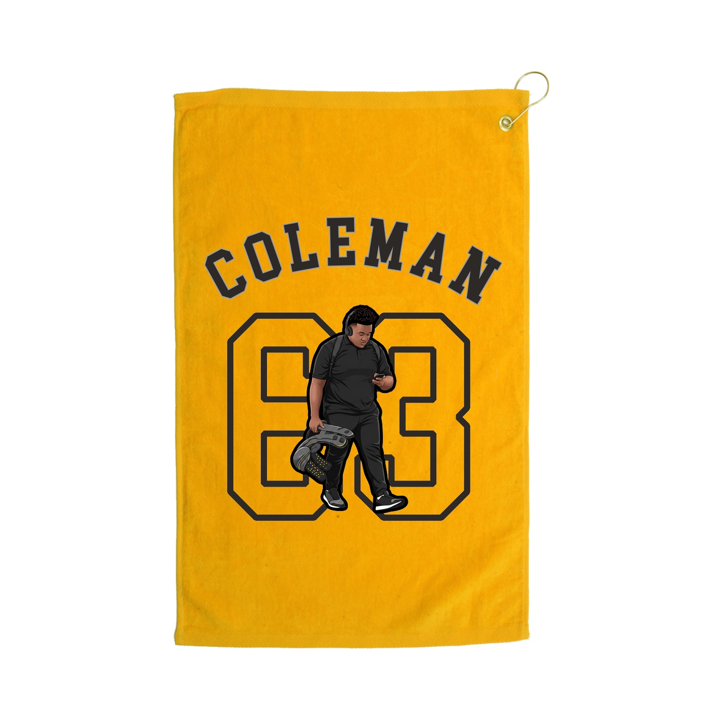 Golf Towel — Shirsey Arch in Gold