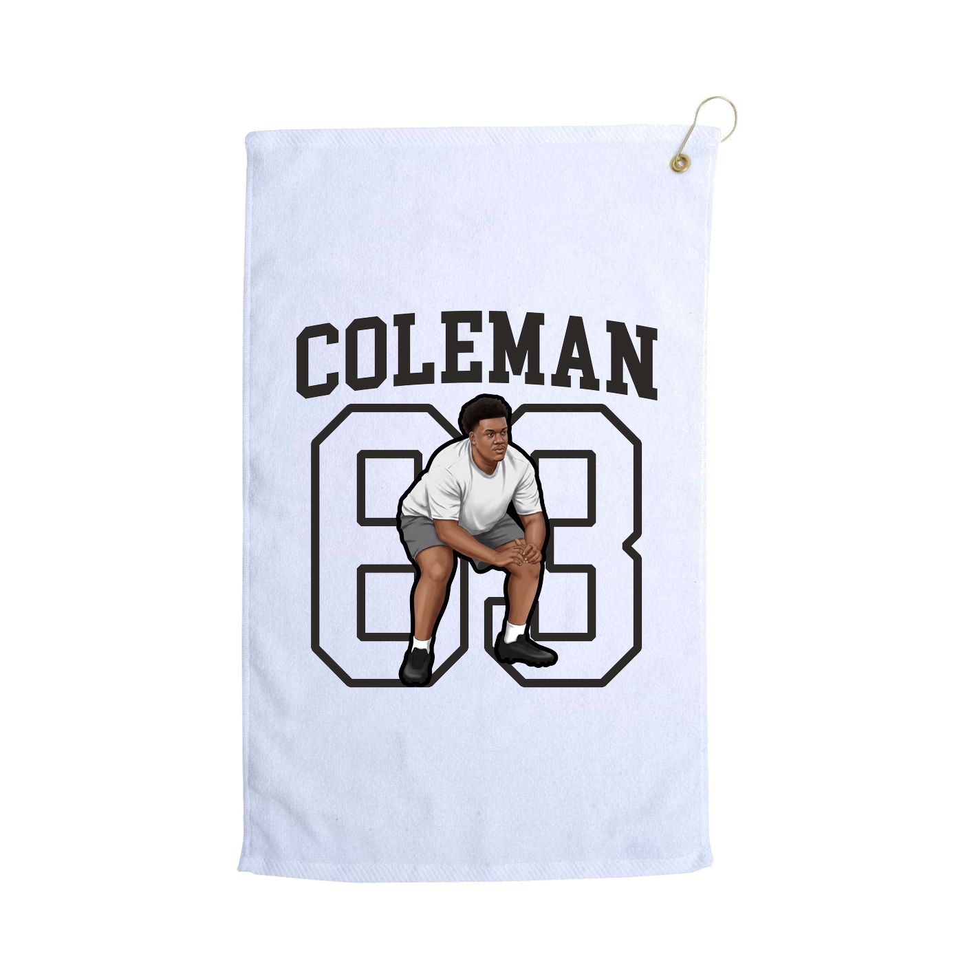 Golf Towel — Shirsey in White