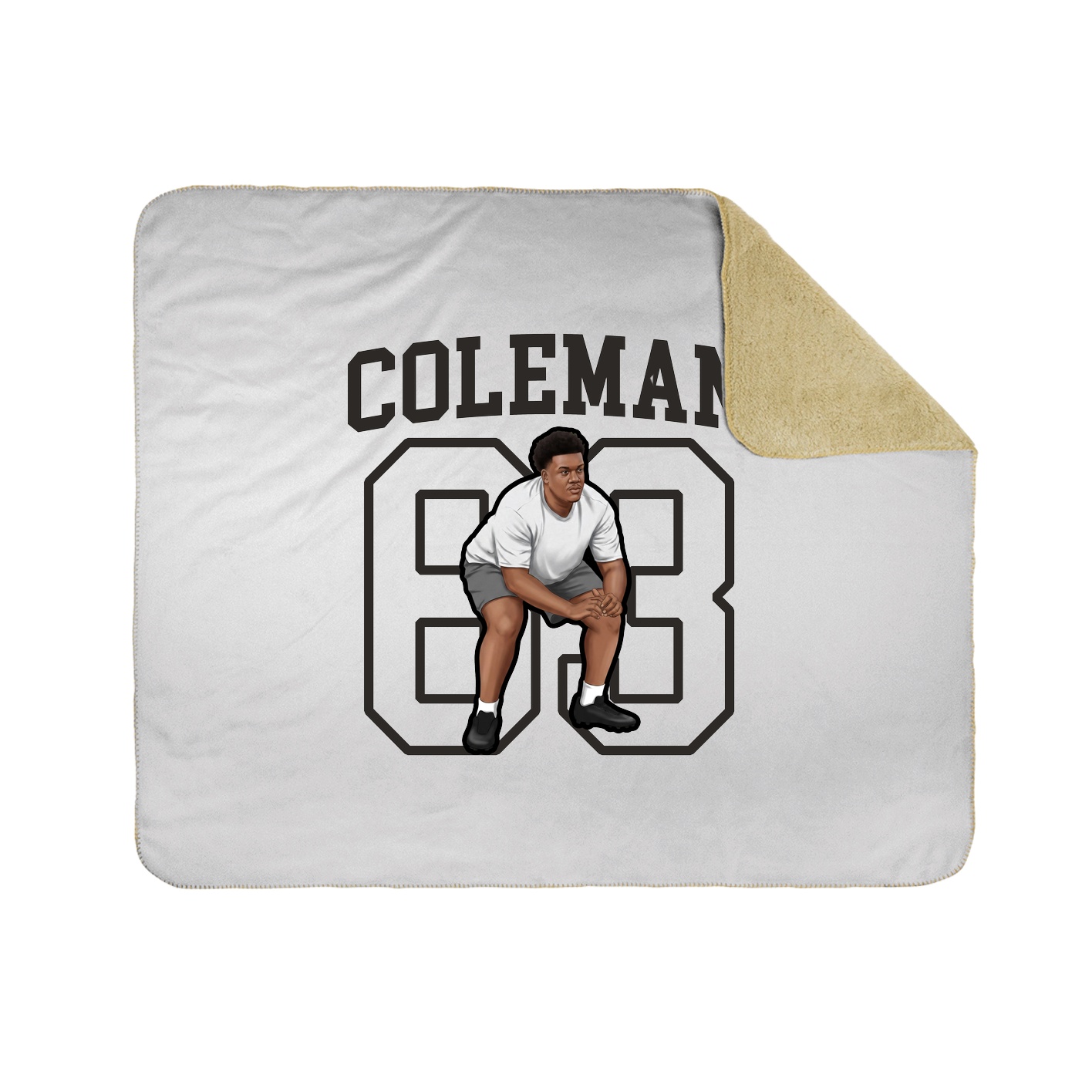 Throw Blanket — Shirsey in White