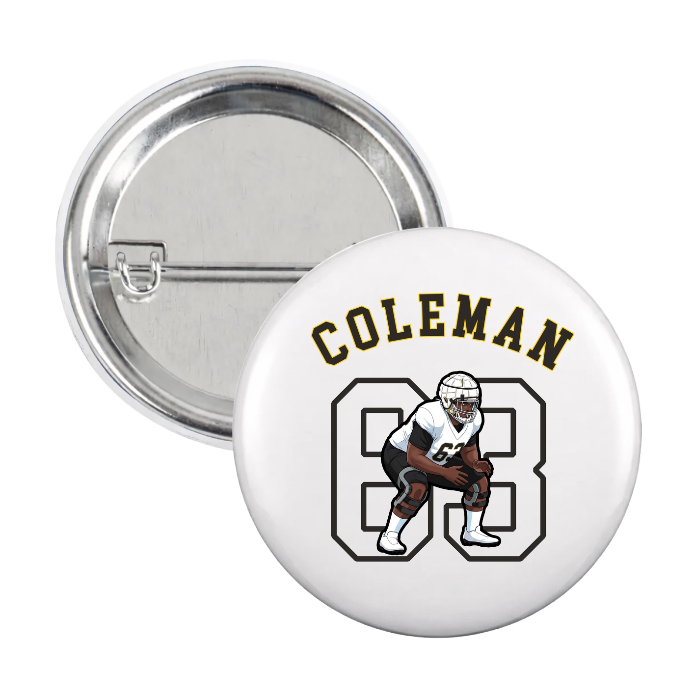 Game Day Button — Shirsey Arch in White