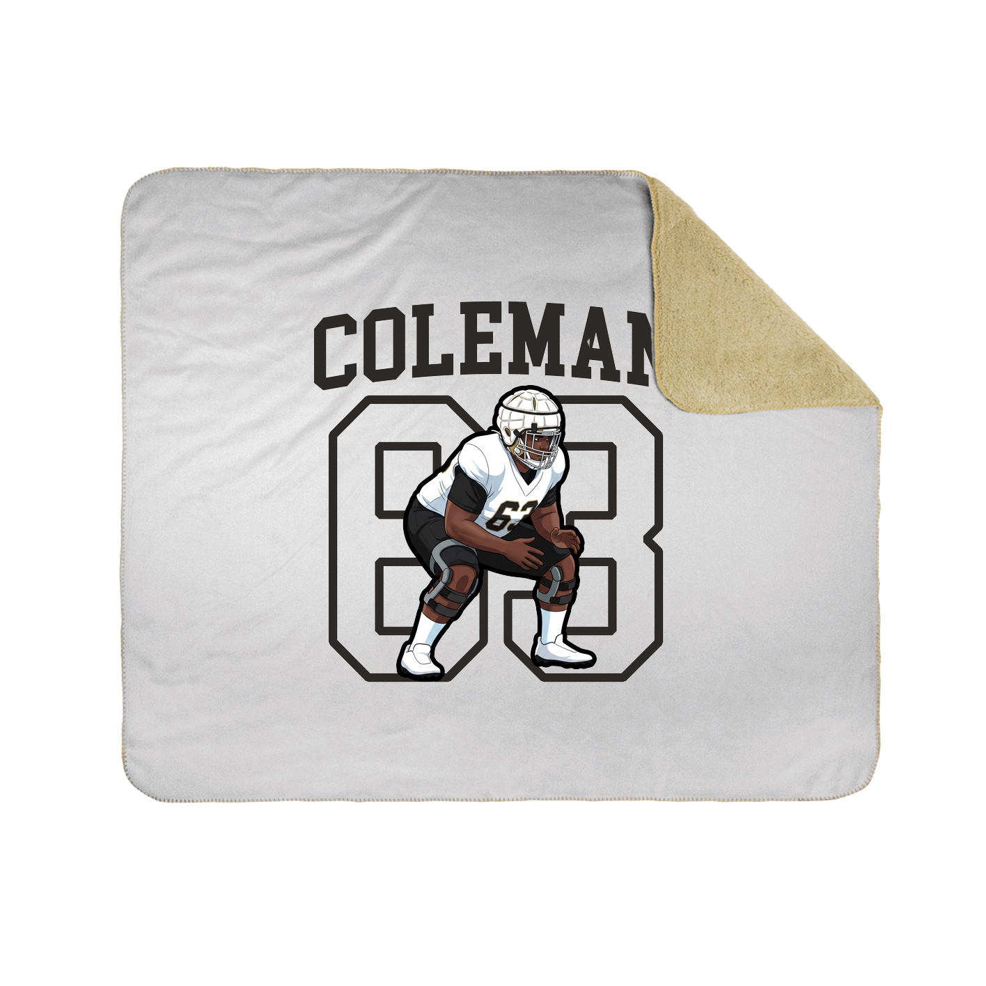 50x60 Sherpa Lined Throw Blanket