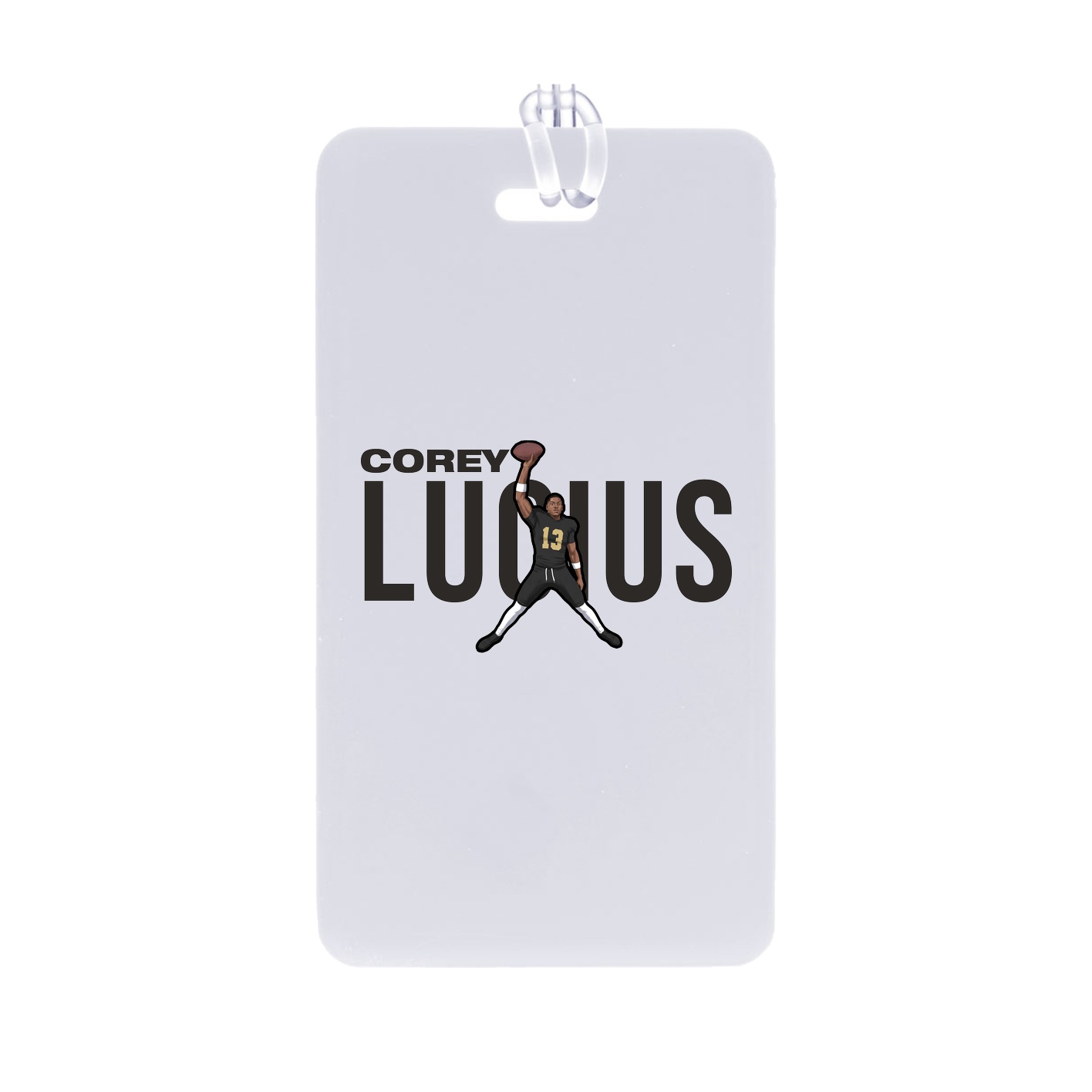 Bag Tag — Player Name in Classic