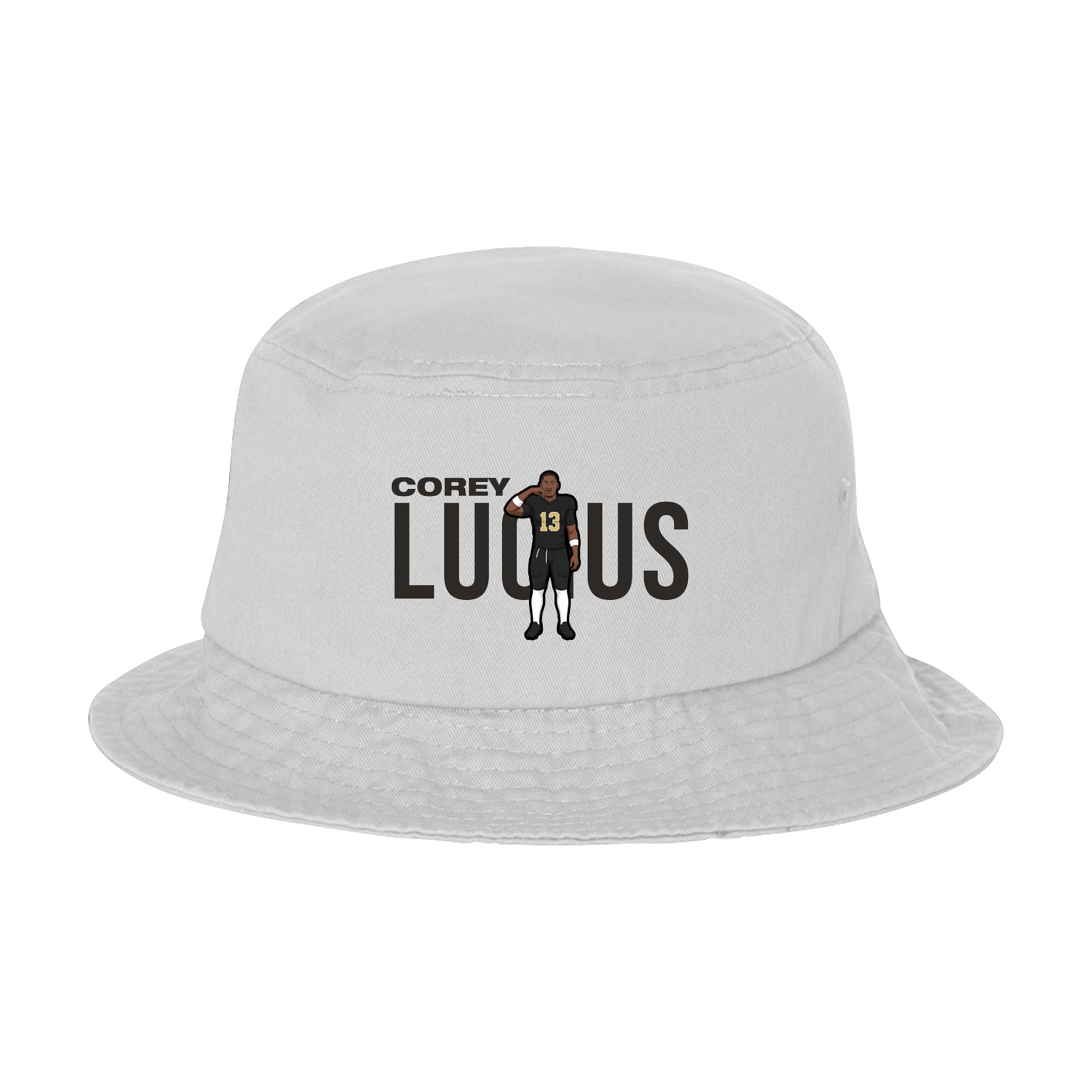 Bucket Cap — Player Name in White