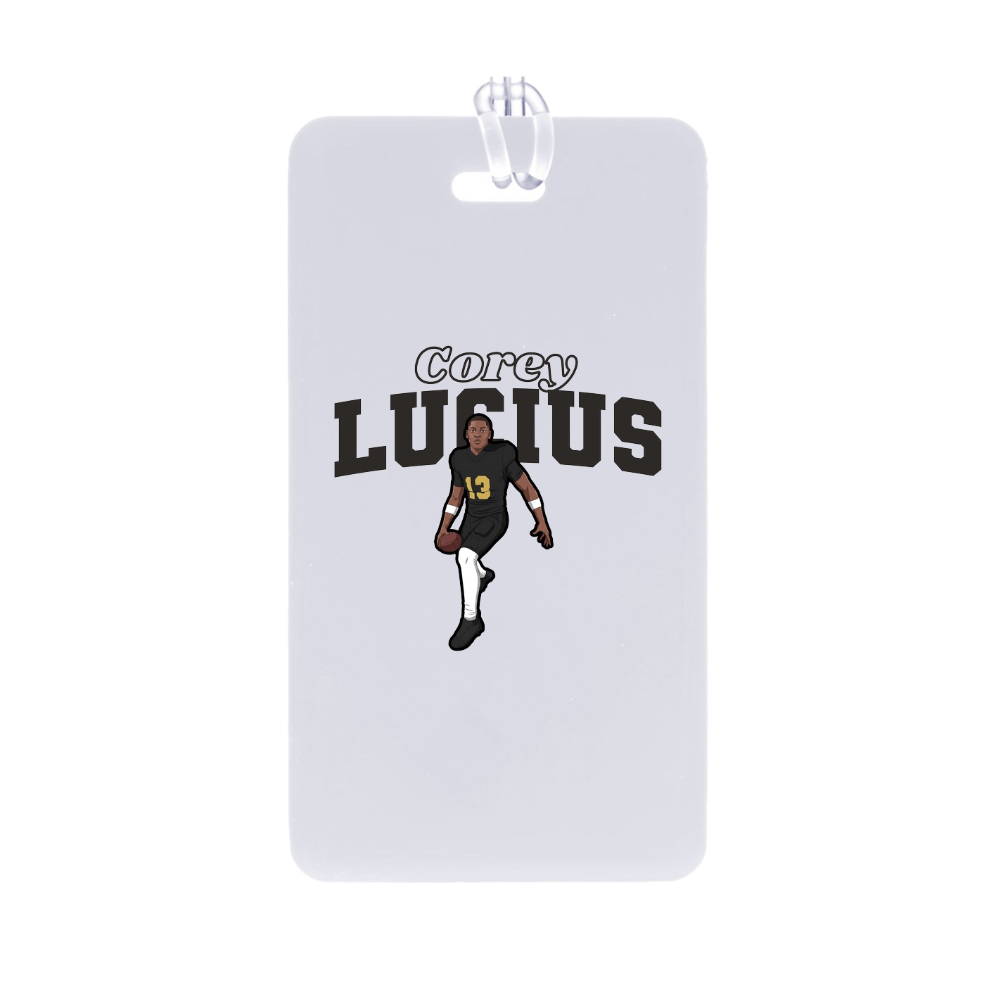Bag Tag — Name Arch in Classic