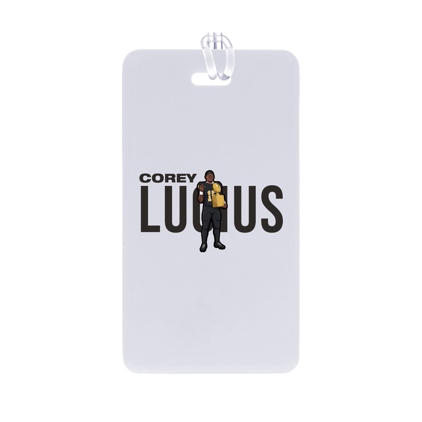 Bag Tag — Player Name in Classic