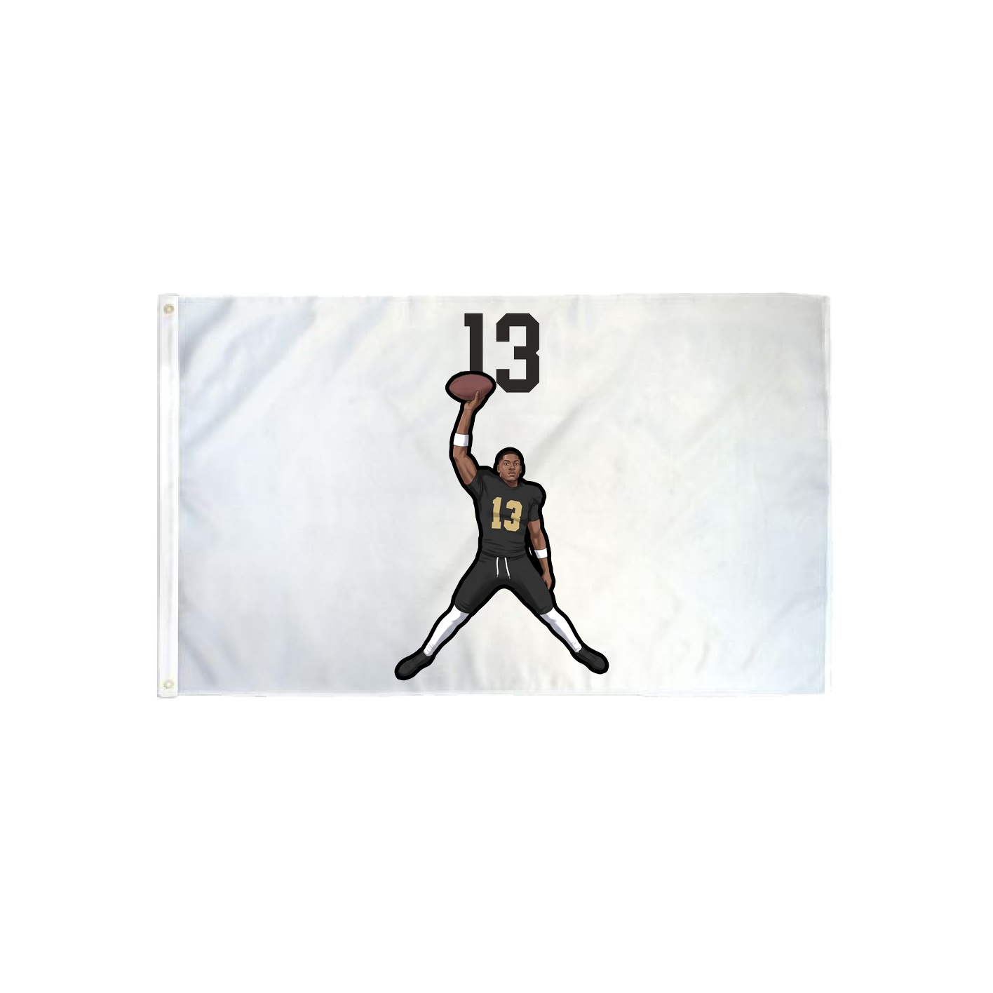 3x5 Flag — Number Top in Classic