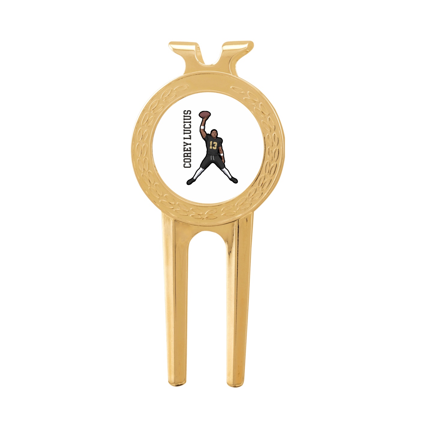 Divot Tool with Ball Marker — Name Vertical in Classic