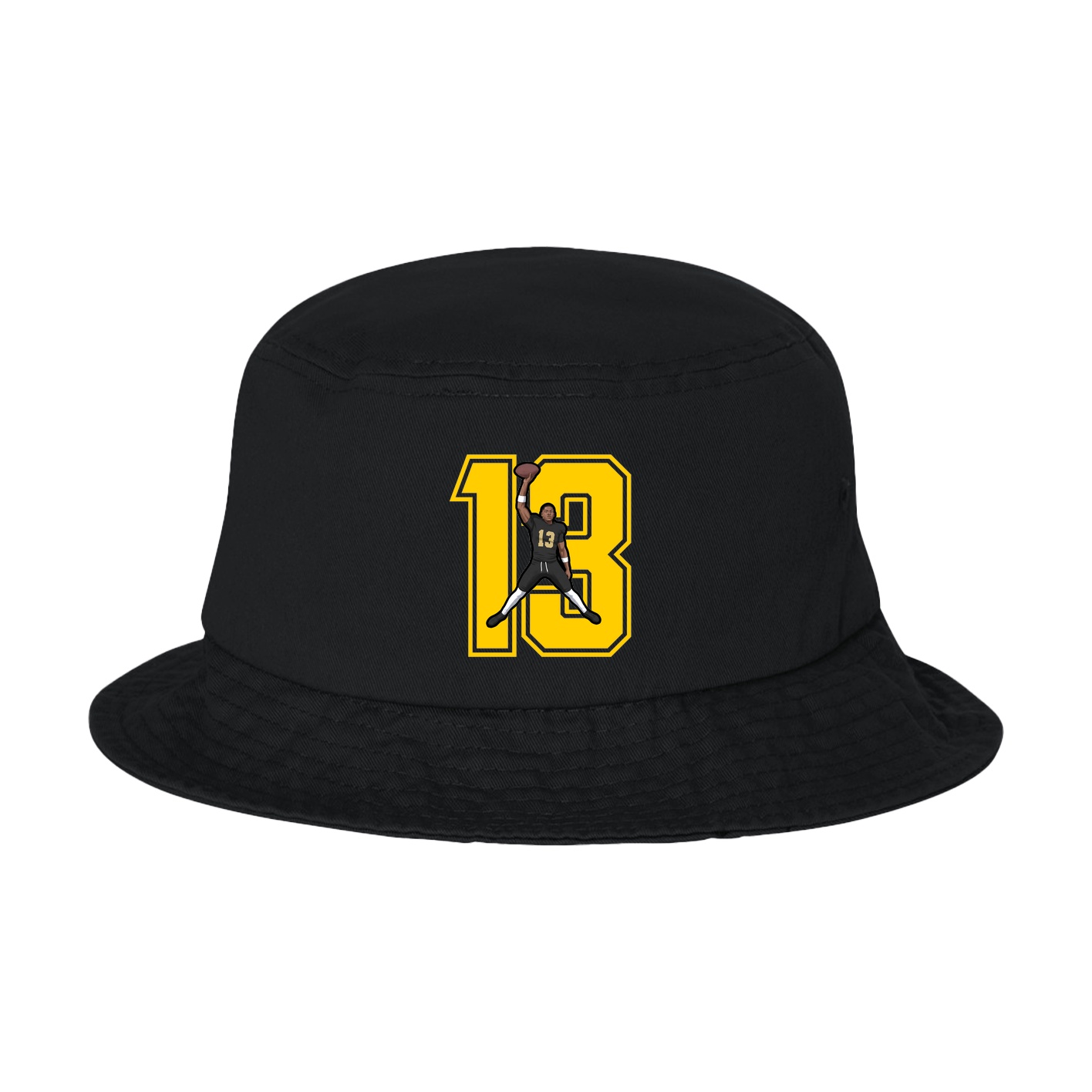 Bucket Cap — Number in Black