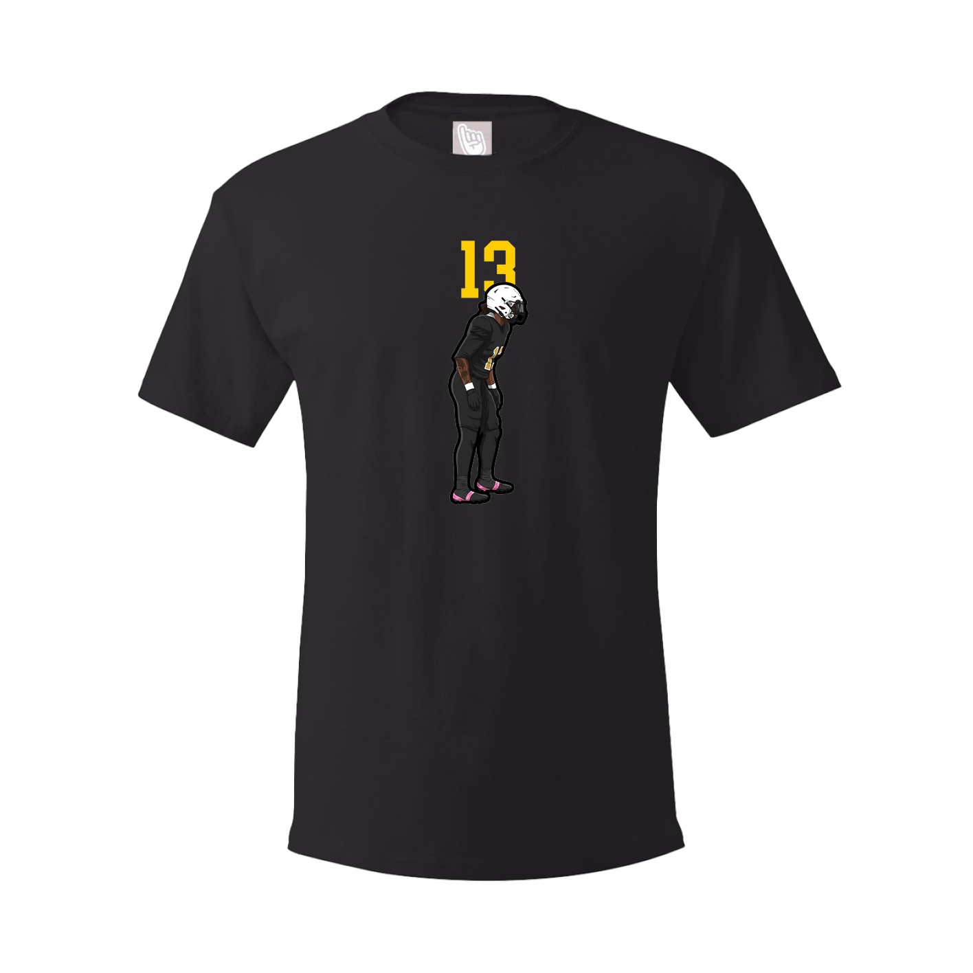 Youth Tee — Number Top in Black