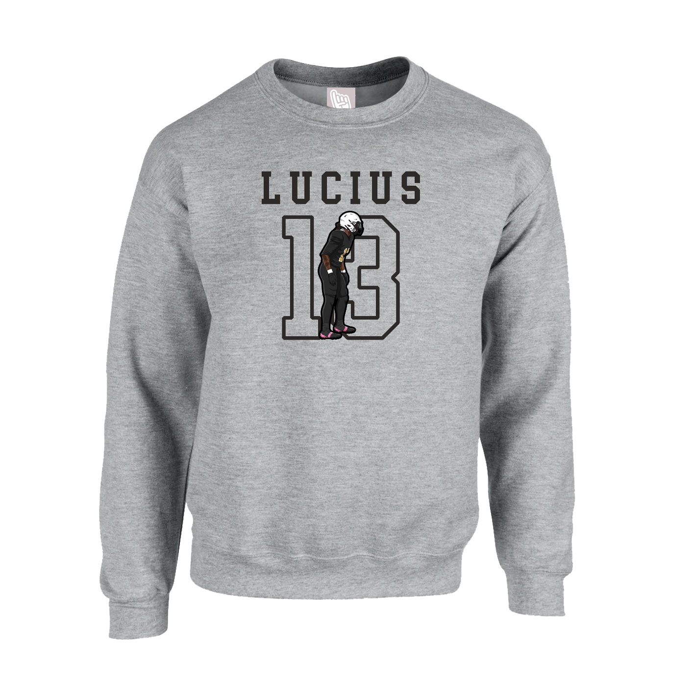 Fleece Crew — Shirsey in Grey