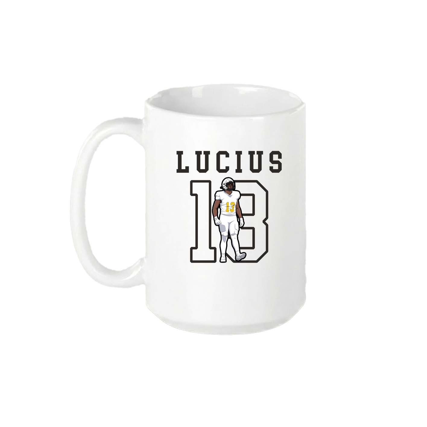 15oz Coffee Mug — Shirsey in White