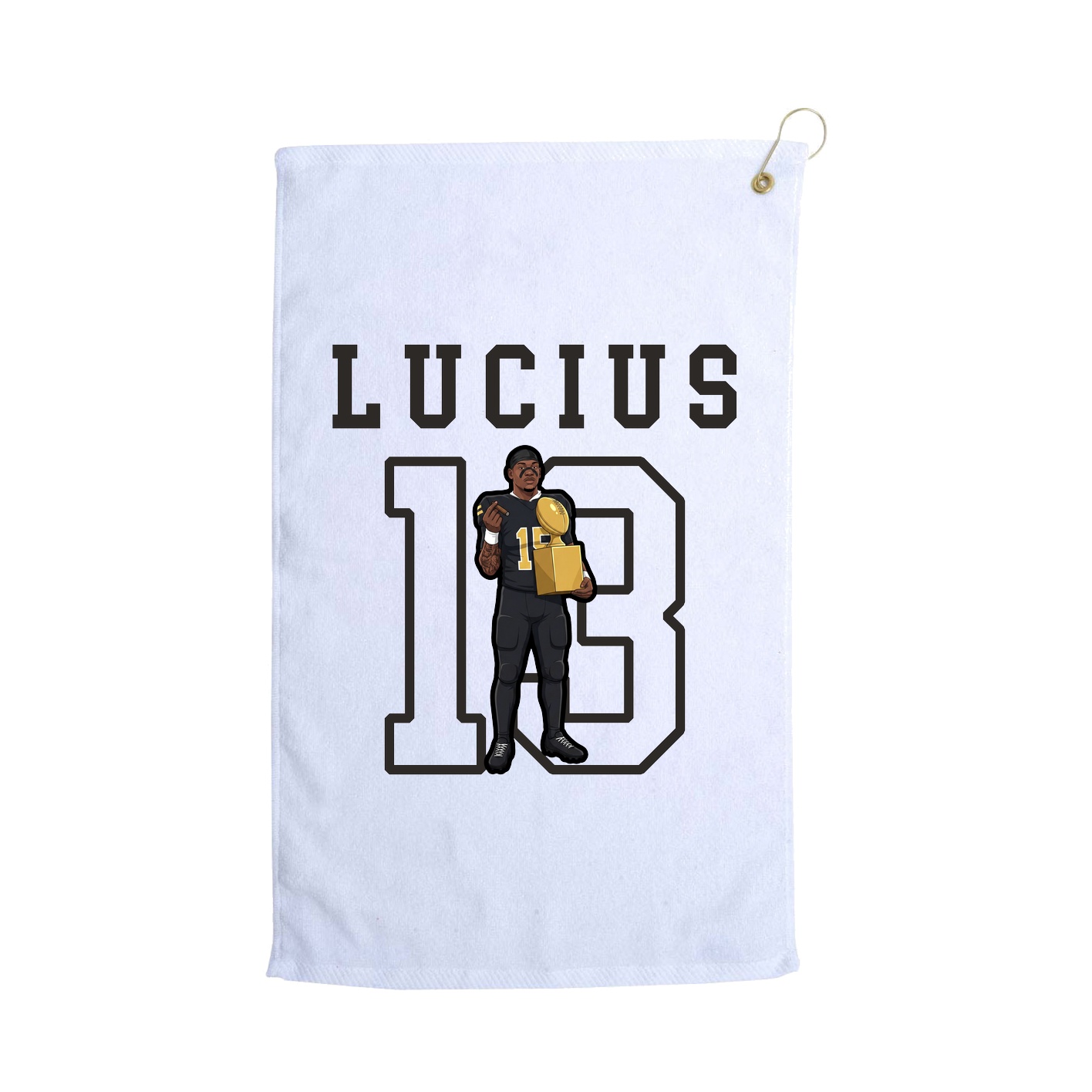 Golf Towel — Shirsey in White