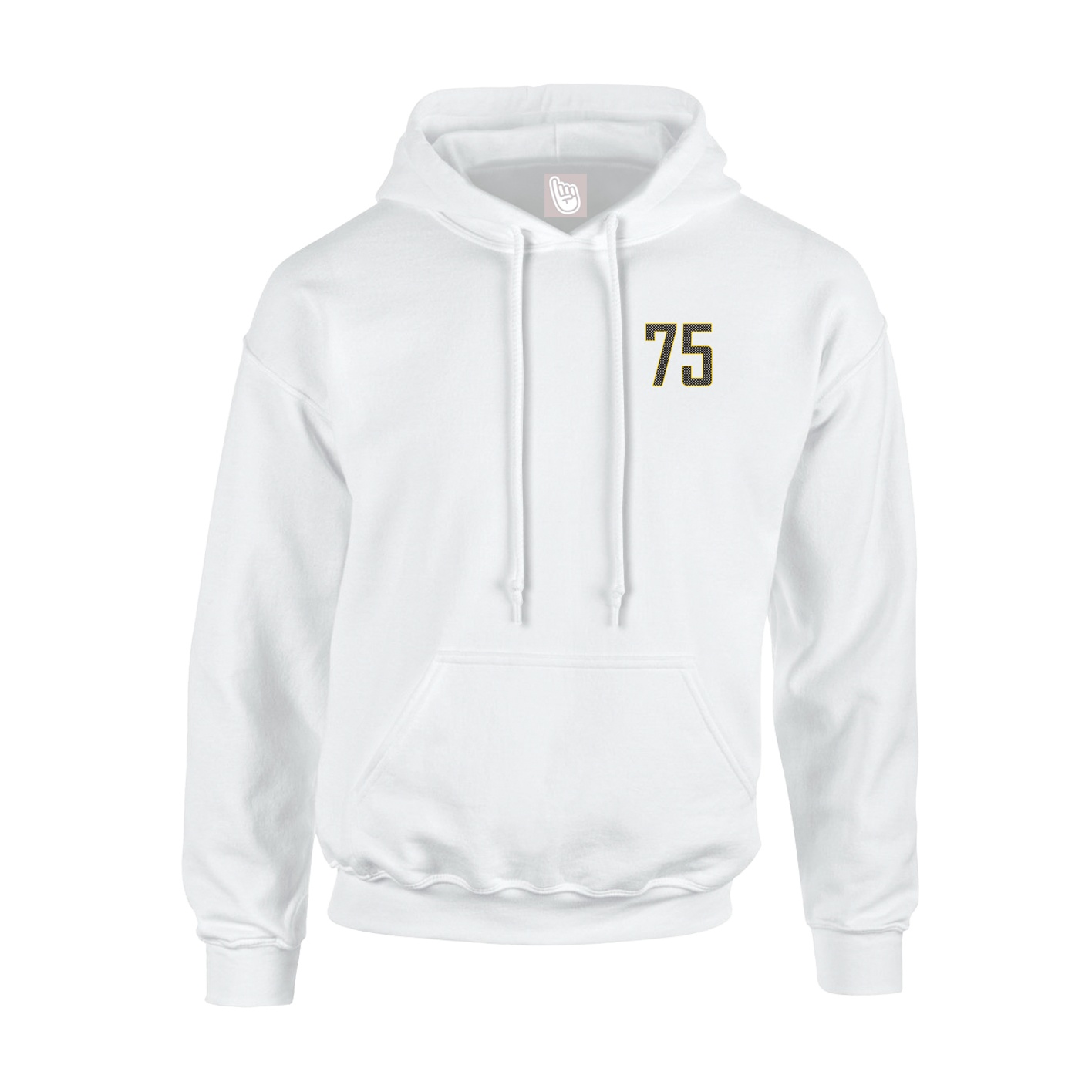 Youth Hoodie — Front Shirsy in White