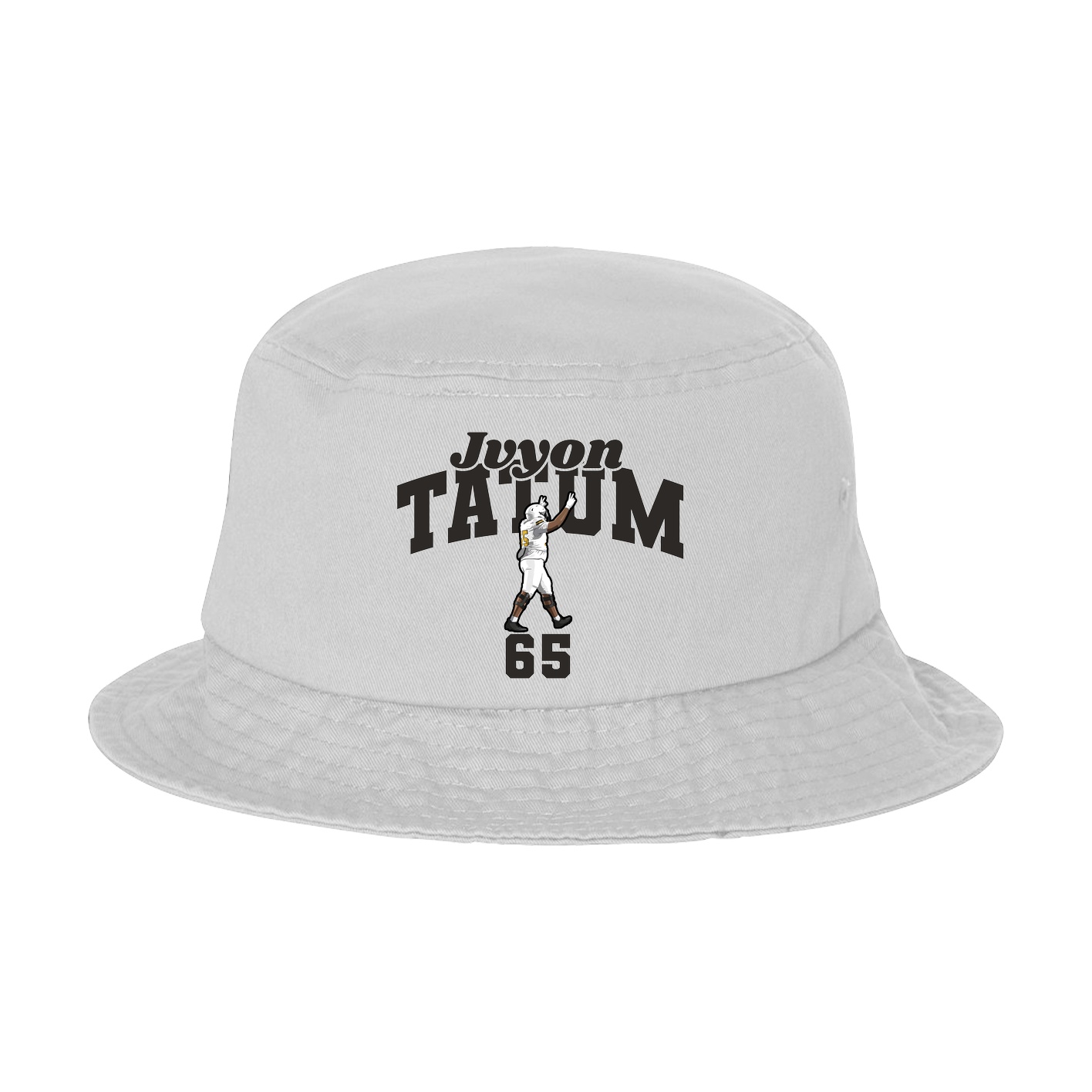 Bucket Cap — Signature Arch in White
