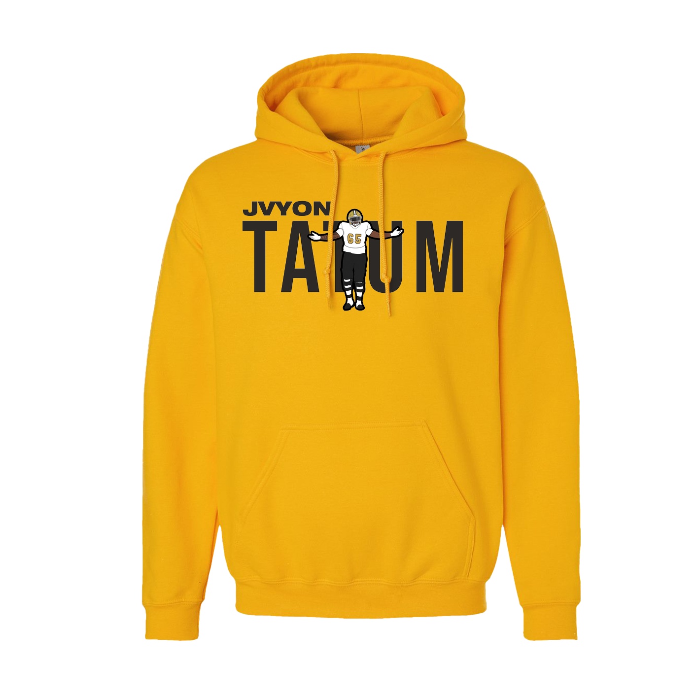 Hoodie — Player Name in Gold