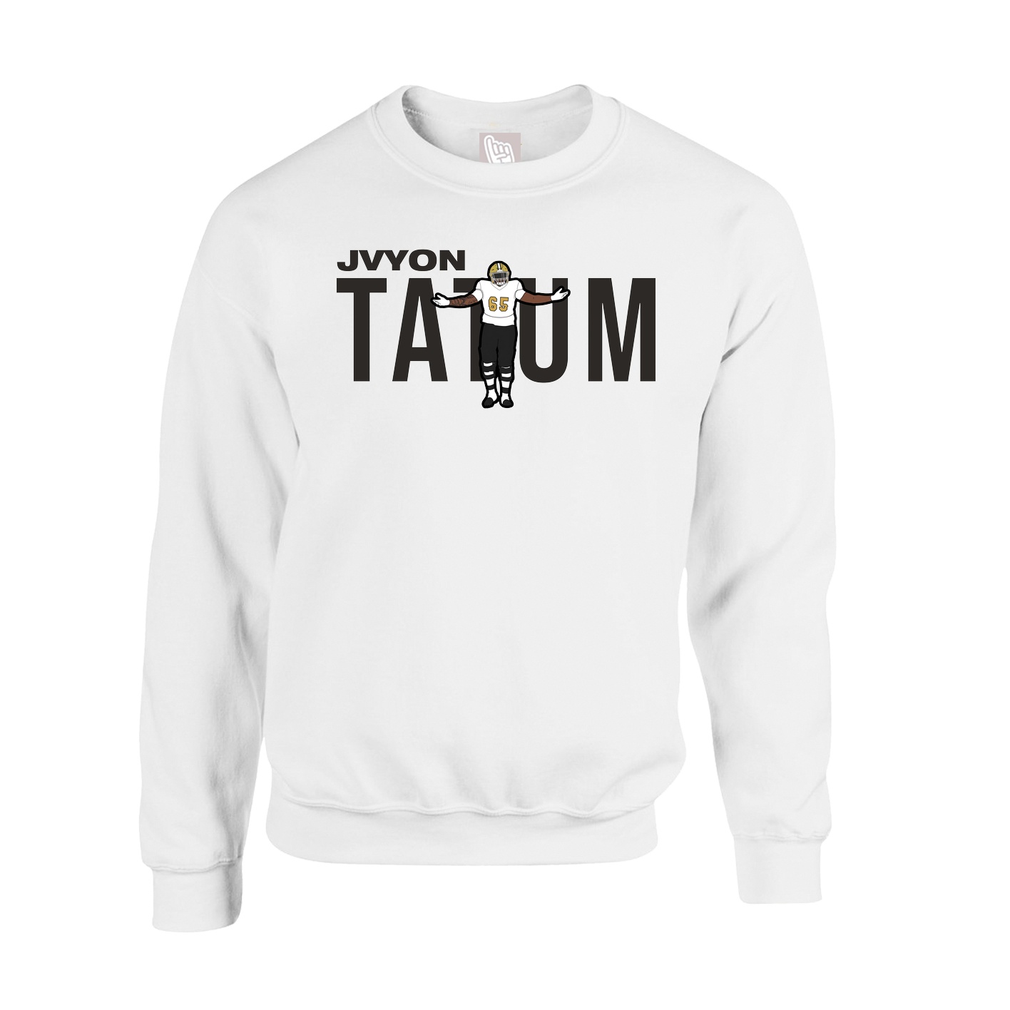 Fleece Crew — Player Name in White