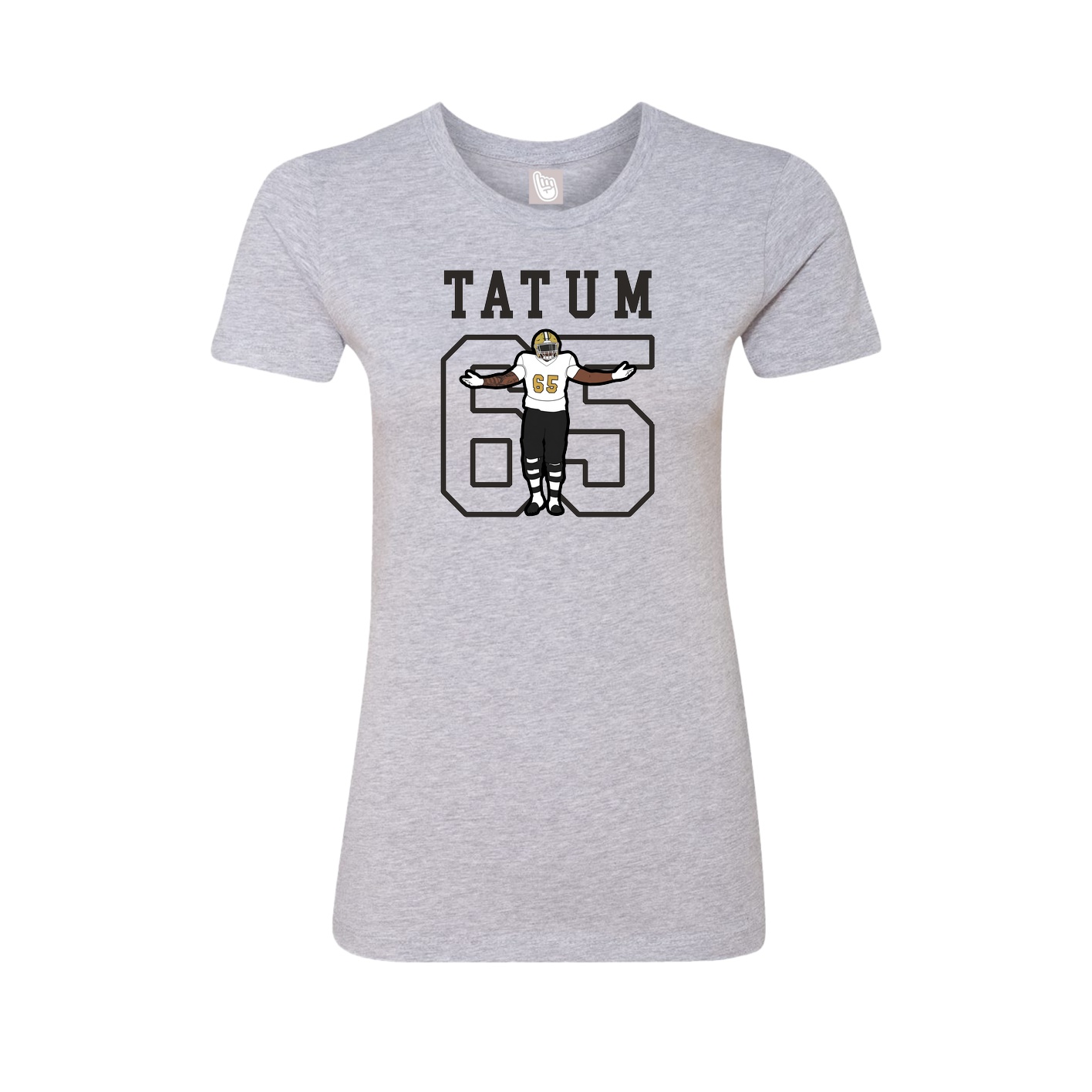 Fitted Women's Tee — Shirsey in Grey