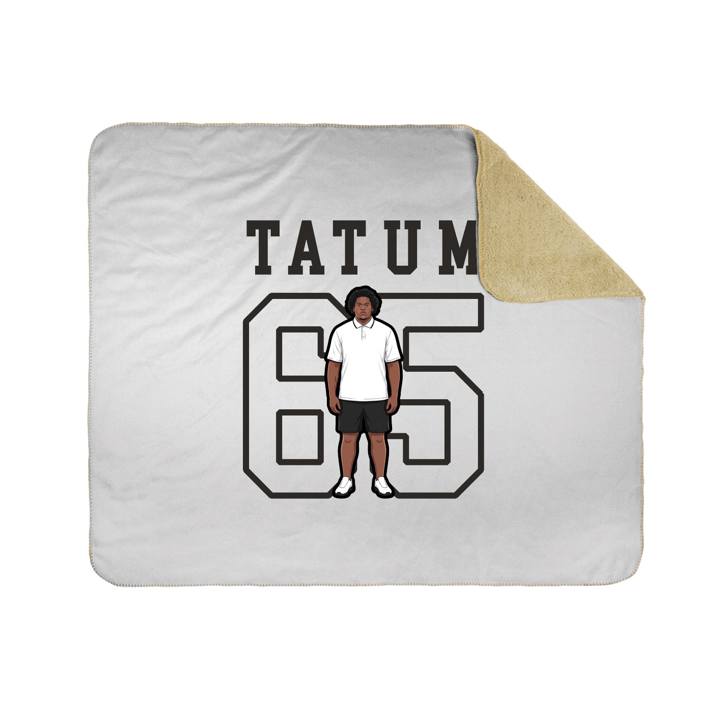 Throw Blanket — Shirsey in White
