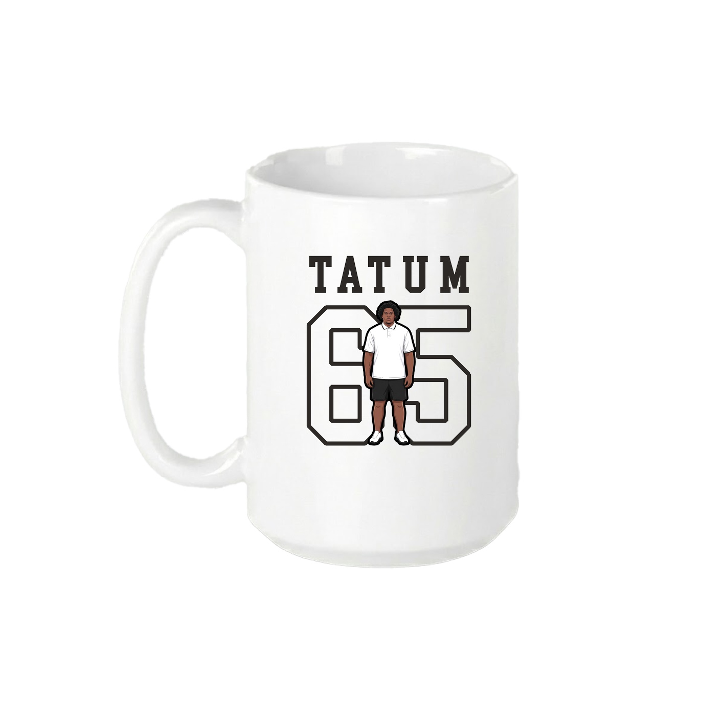 15oz Coffee Mug — Shirsey in White