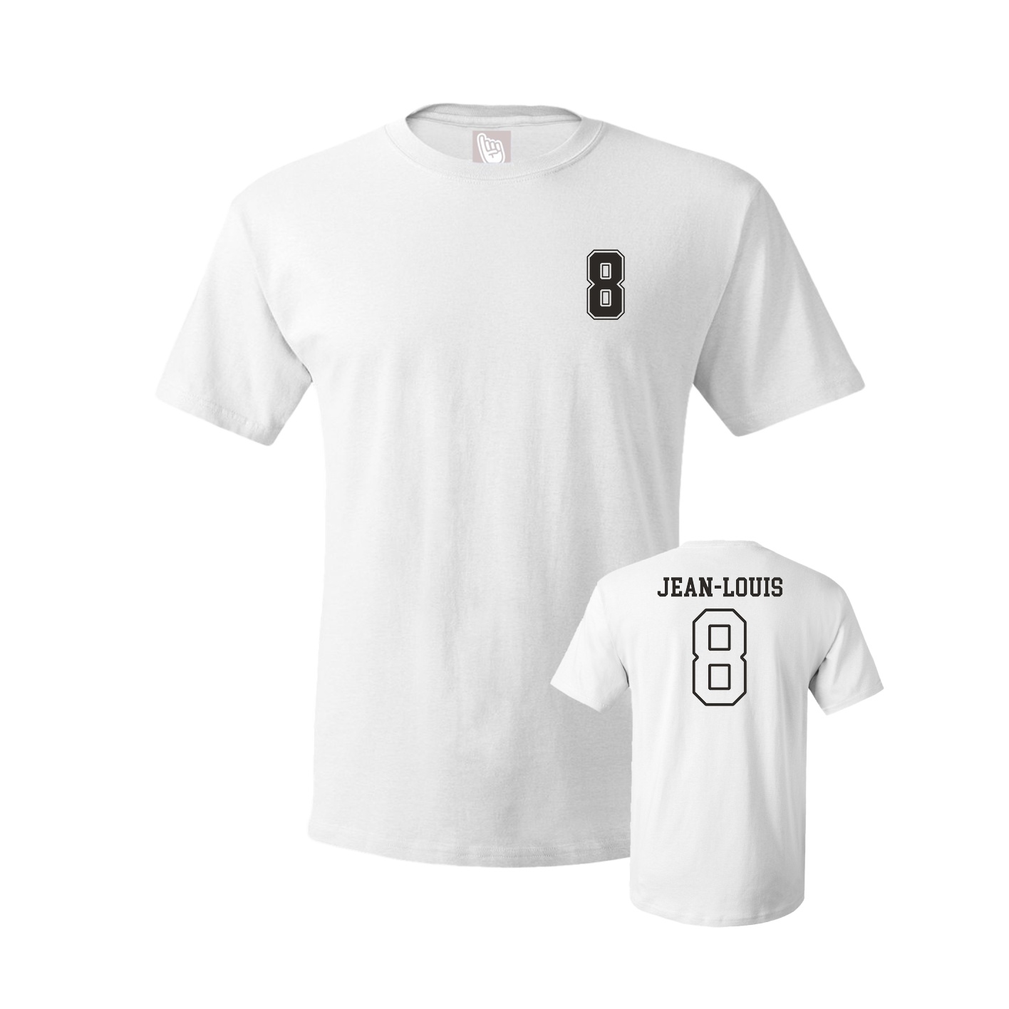 Youth Tee — Chest Back in White
