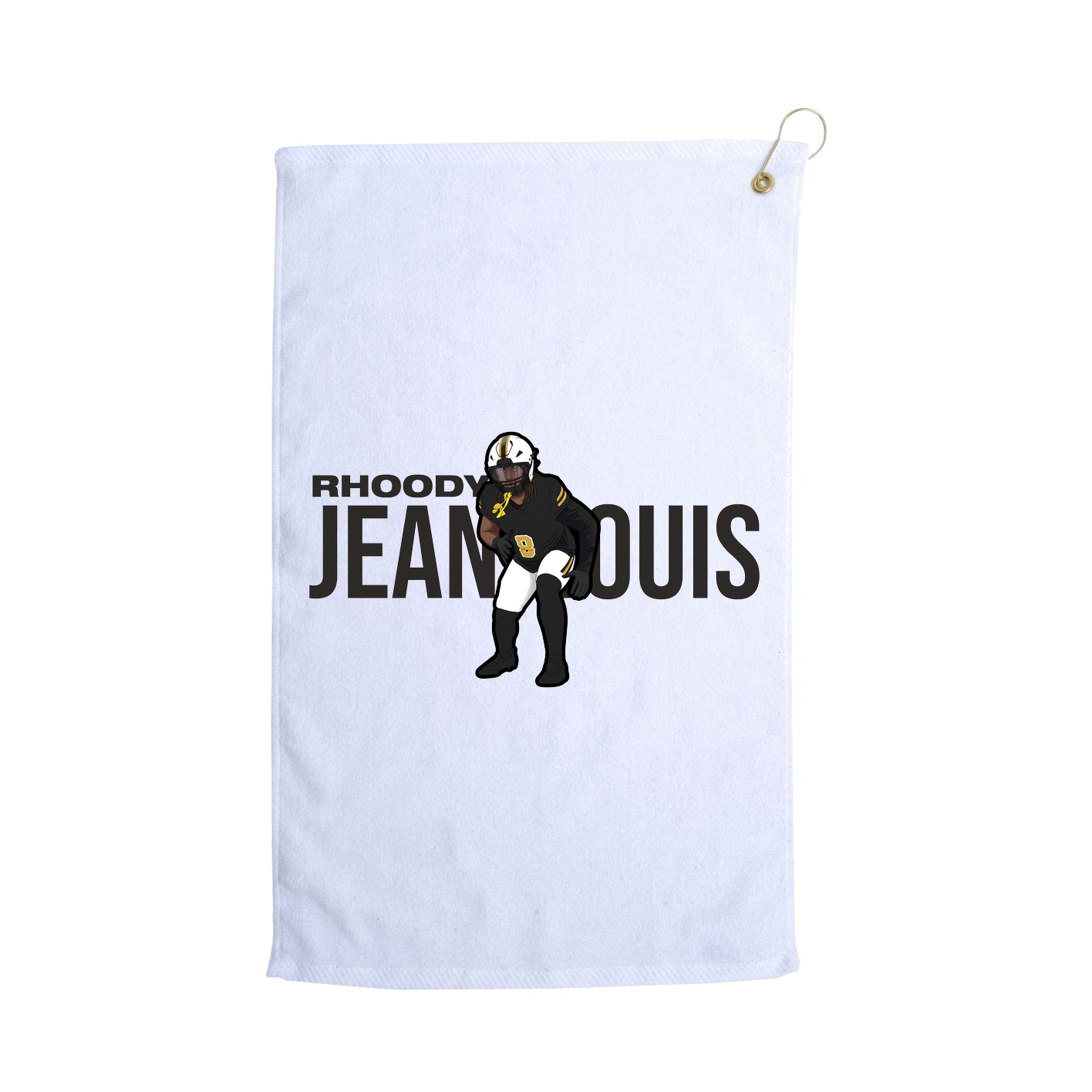 Golf Towel — Player Name in White