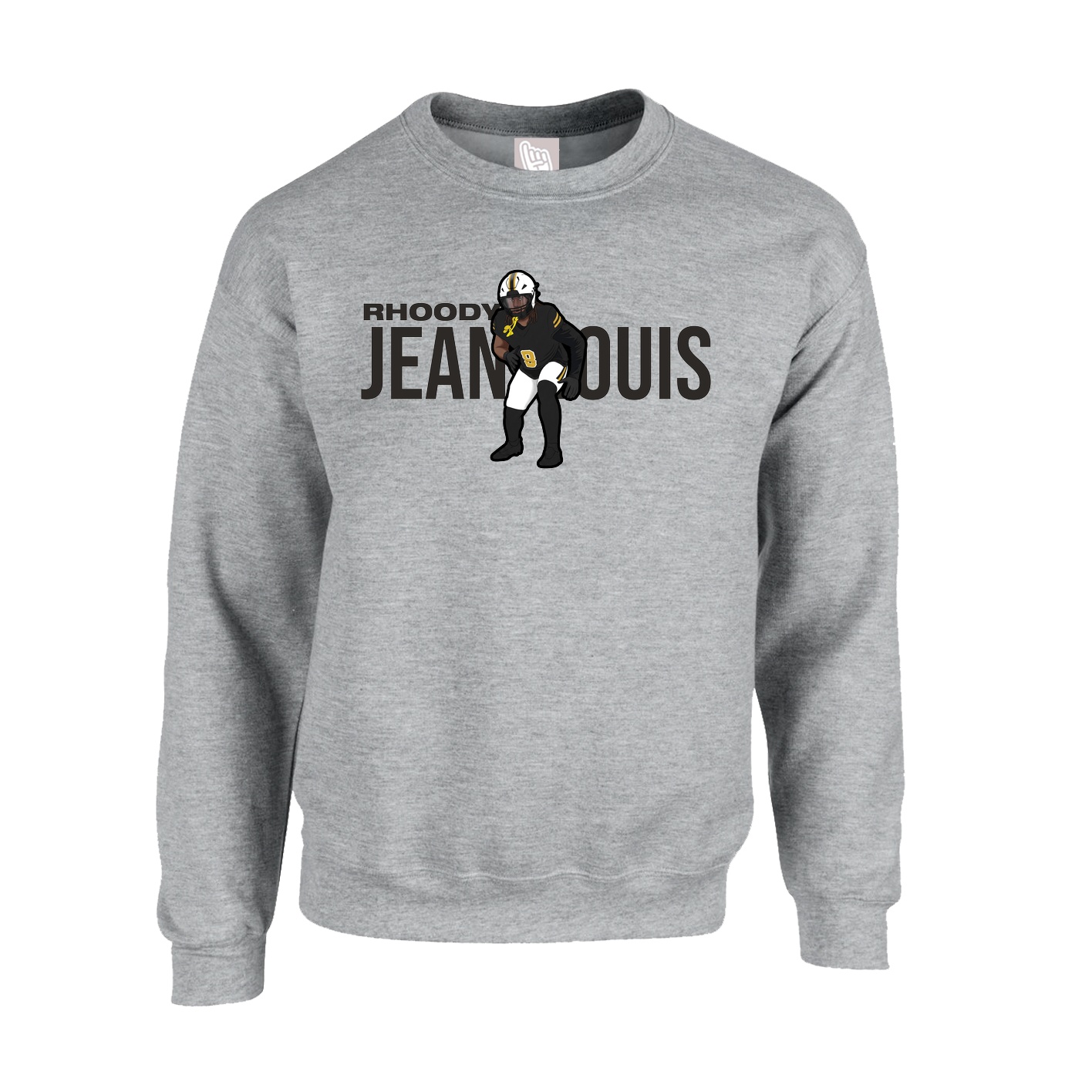 Fleece Crew — Player Name in Grey