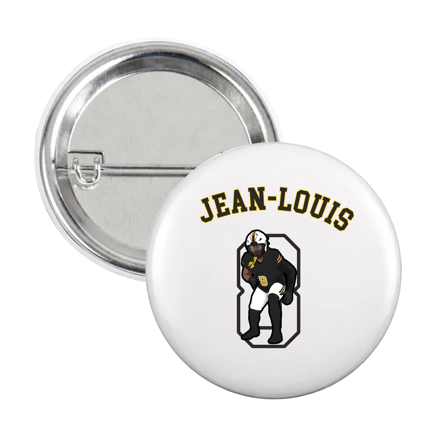 Game Day Button — Shirsey Arch in White