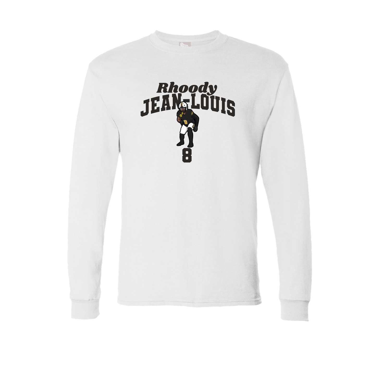 Long Sleeve Tee — Signature Arch in White