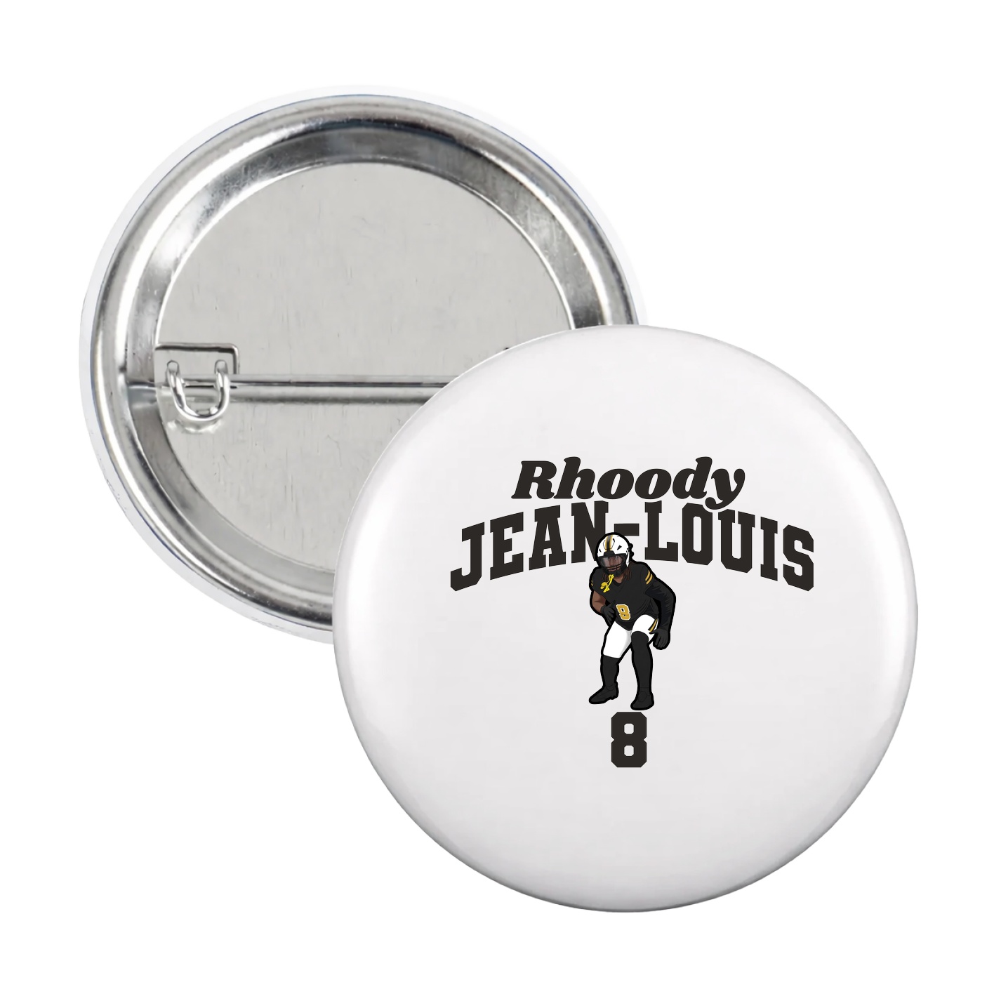 Game Day Button — Signature Arch in White