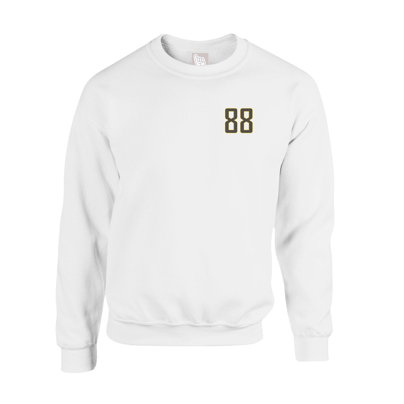Fleece Crew — Front Shirsy in White