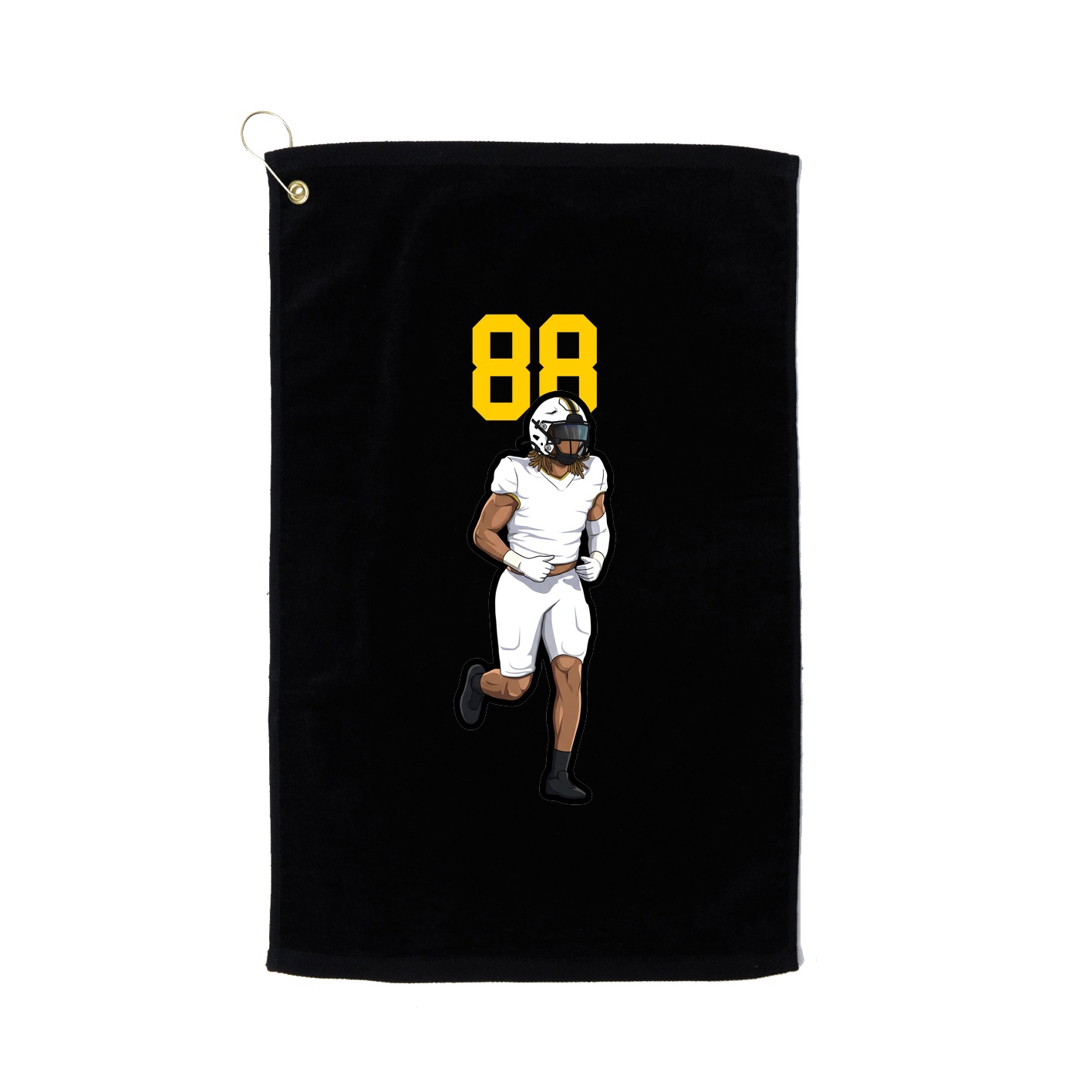Golf Towel — Number Top in Black