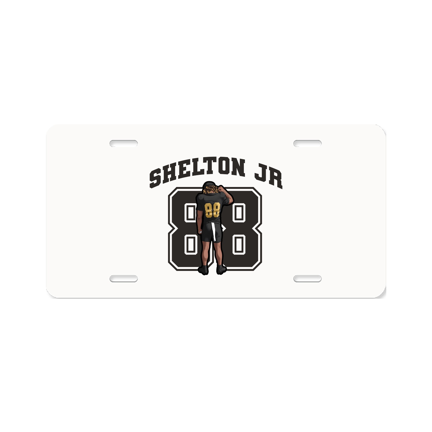 License Plate — Number in Classic