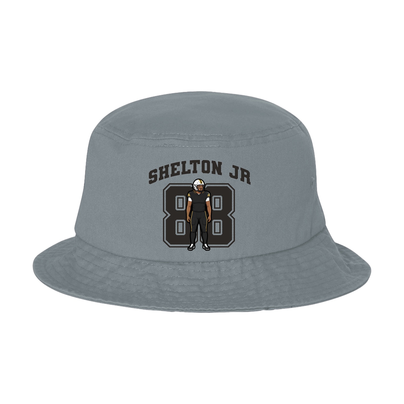 Bucket Cap — Number in Grey