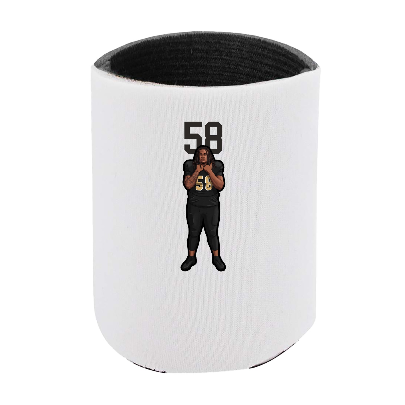 Can Holder — Number Top in White
