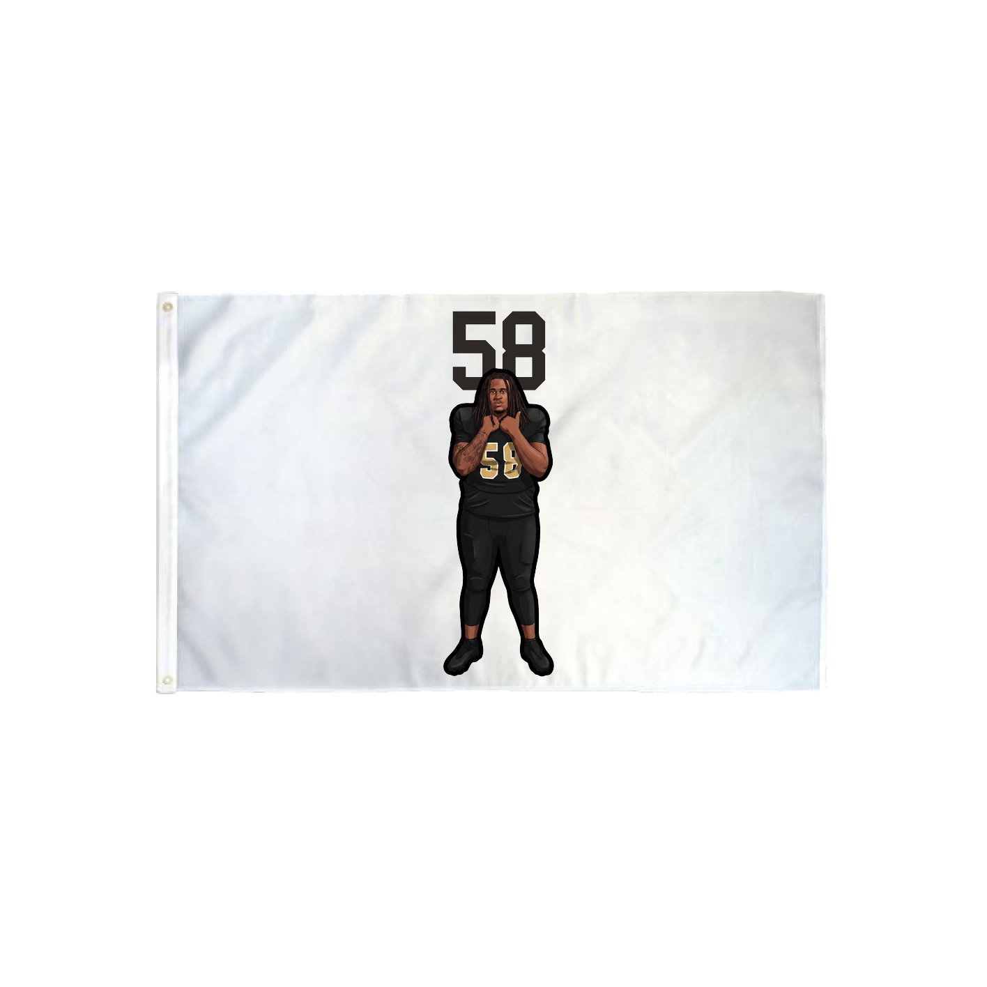 3x5 Flag — Number Top in Classic