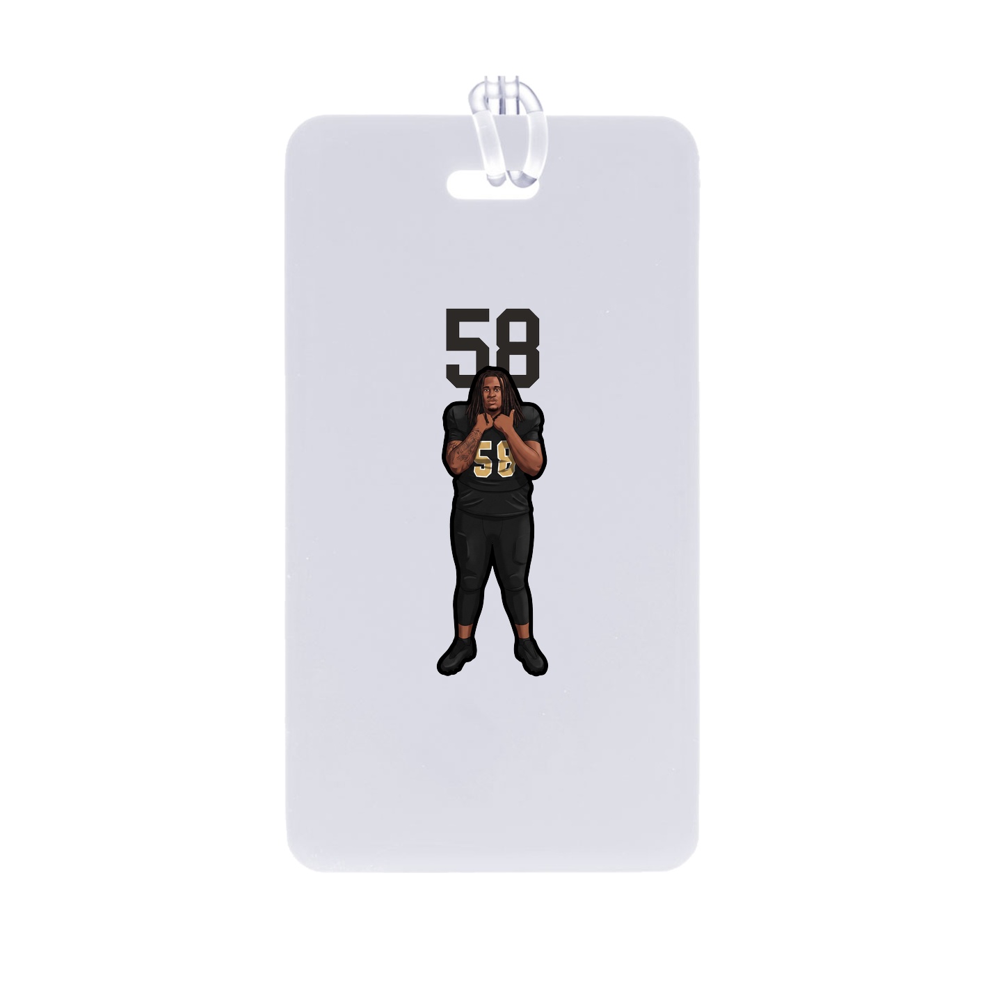 Bag Tag — Number Top in Classic