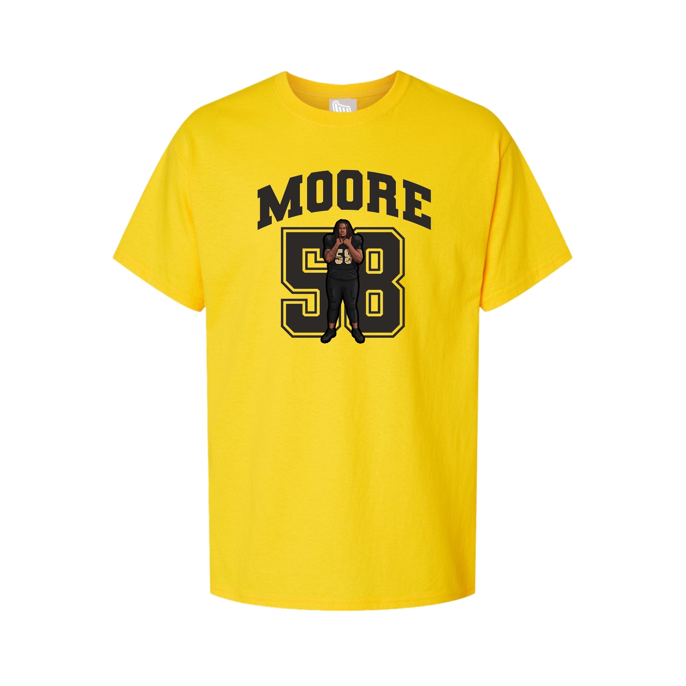 Tee — Number in Gold